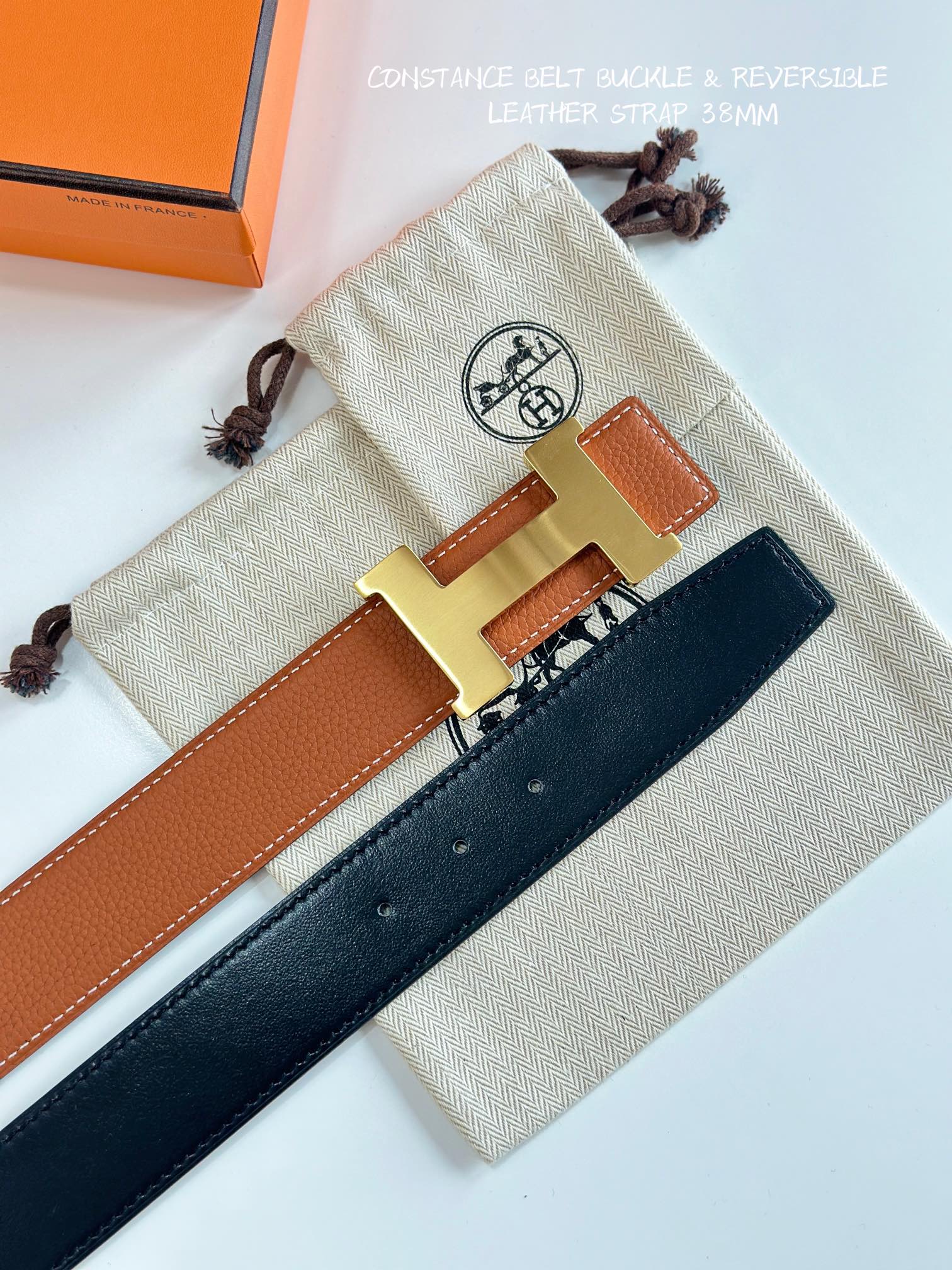 Hermès Male Basic Belt Cow Leather M