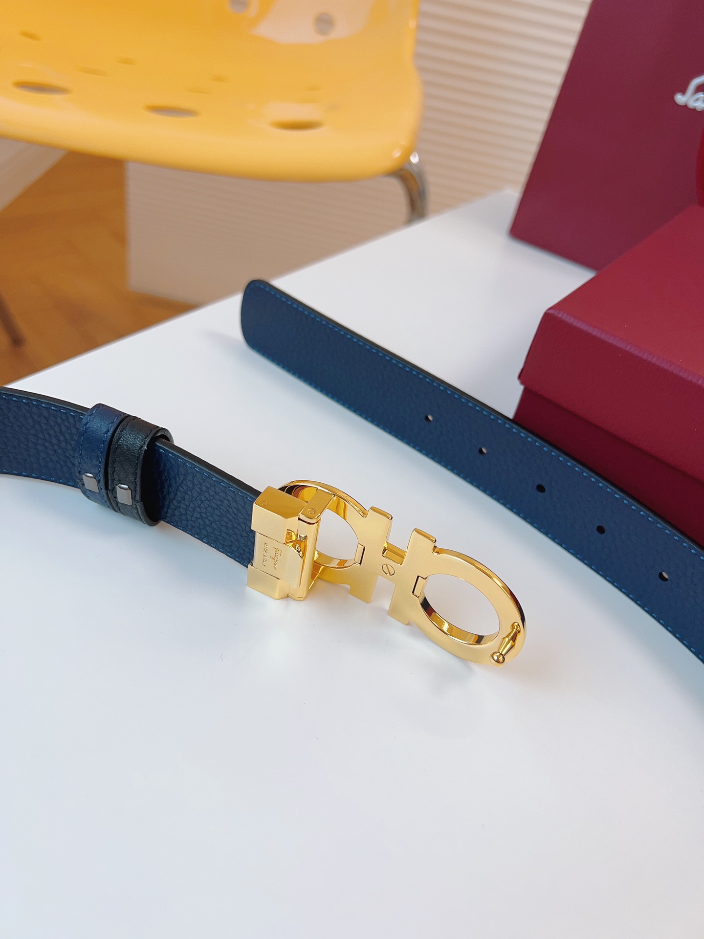 Salvatore Ferragamo Male Basic Belt Cow Leather M