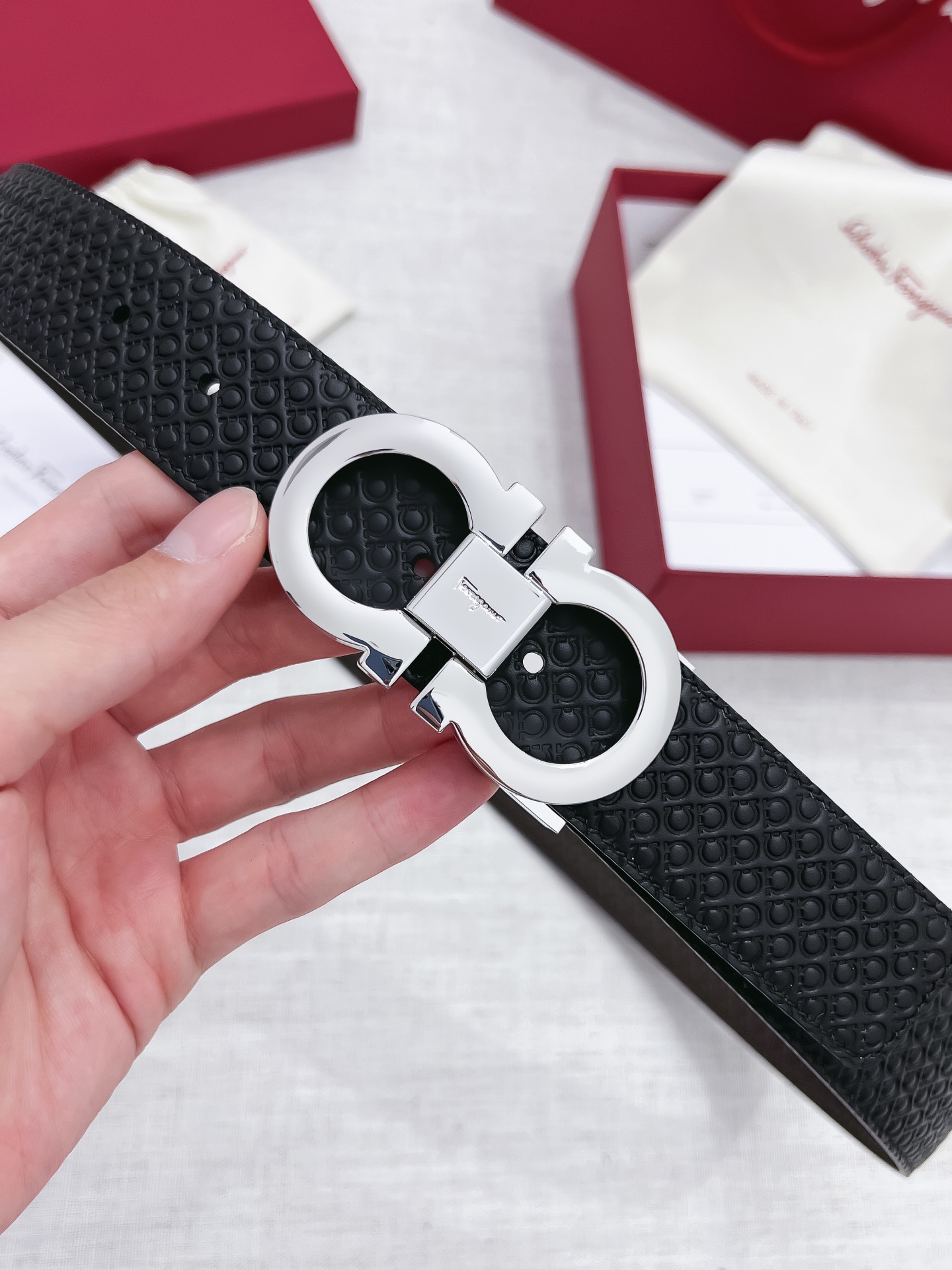 Salvatore Ferragamo Male Basic Belt 35mm-s-m-l