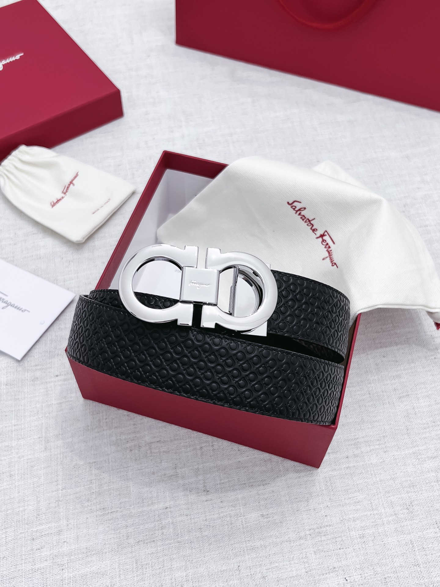 Salvatore Ferragamo Male Basic Belt 35mm-s-m-l