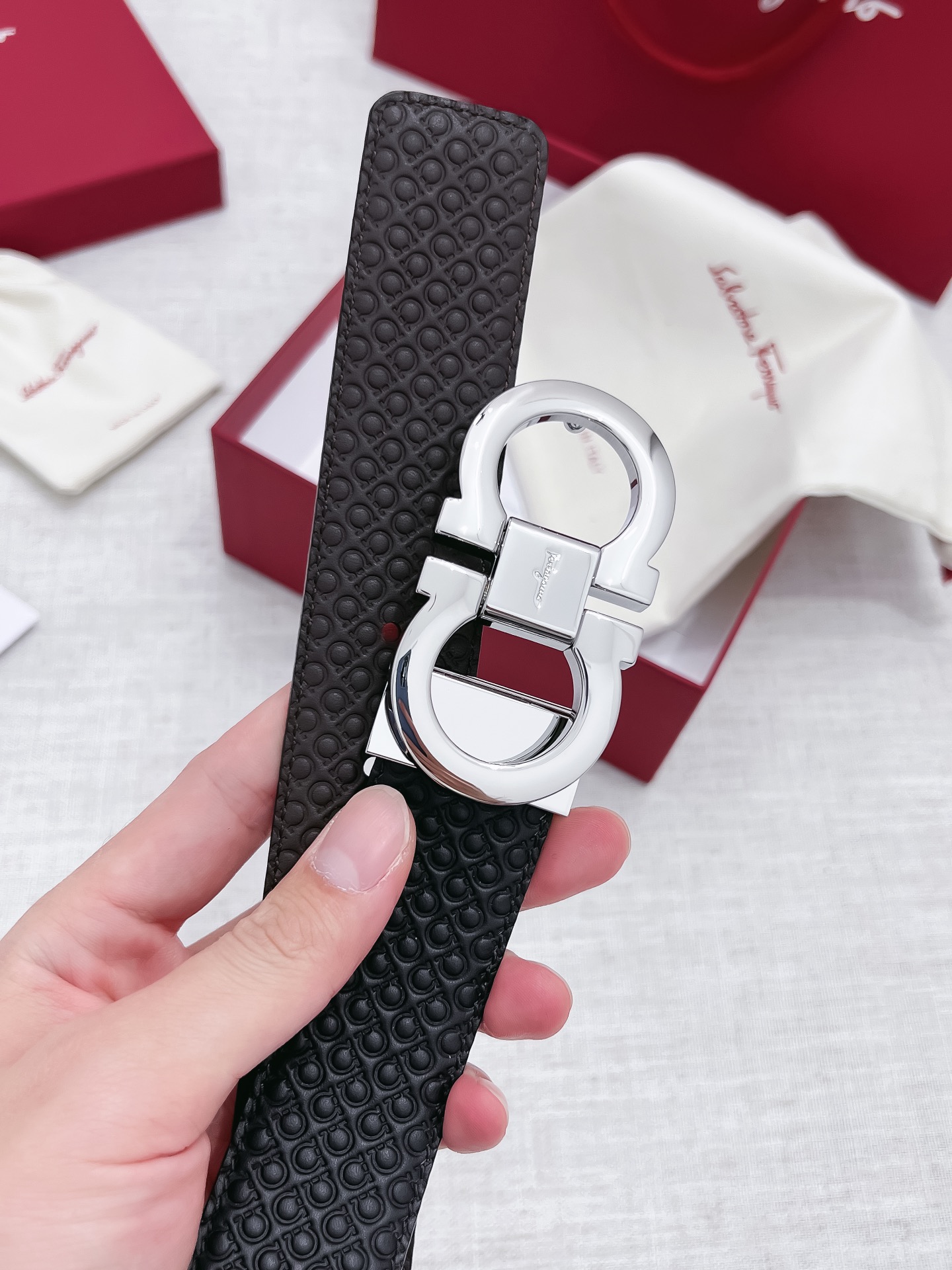 Salvatore Ferragamo Male Basic Belt 35mm-s-m-l