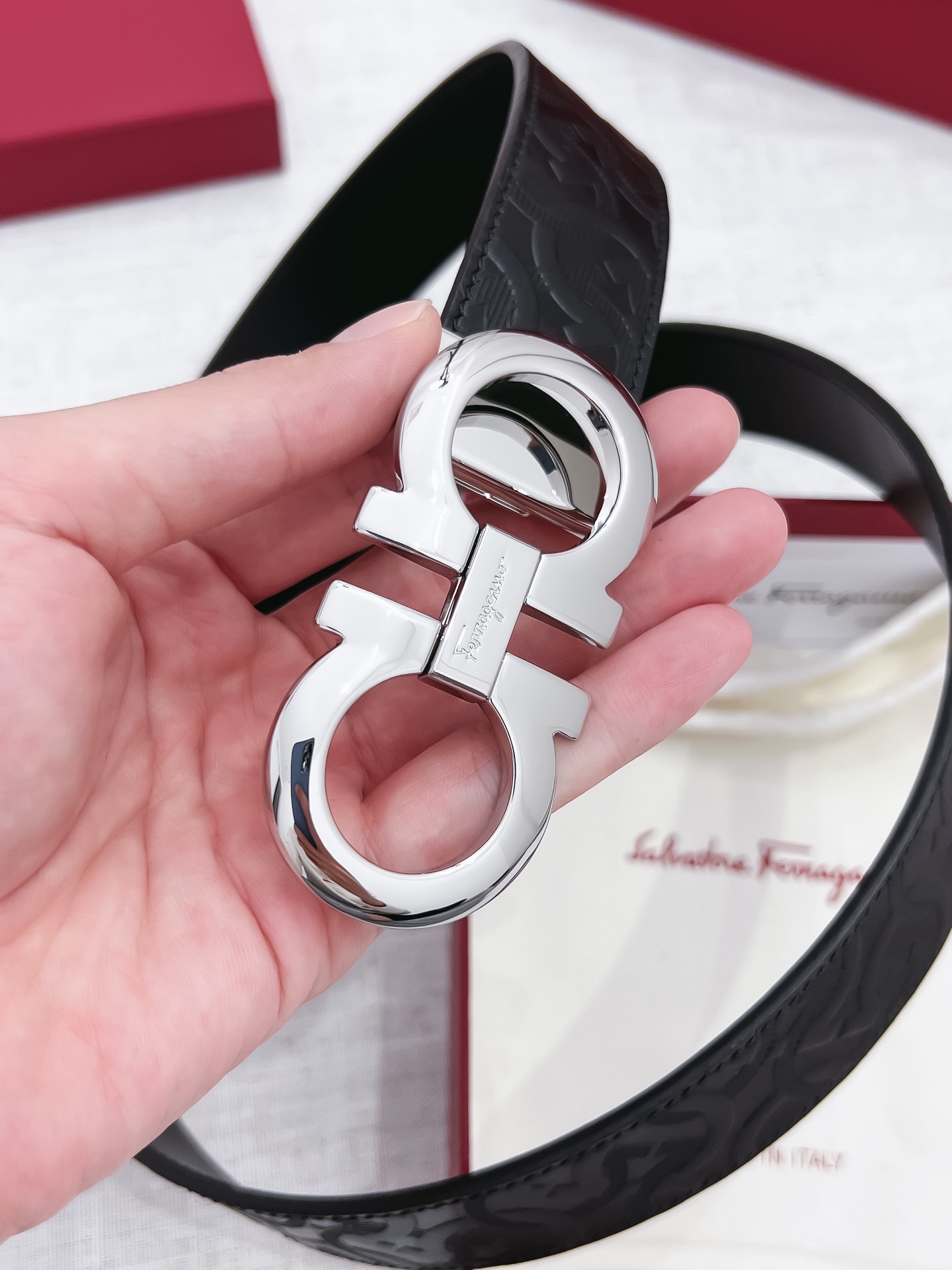 Salvatore Ferragamo Male Basic Belt 35mm-s-m-l