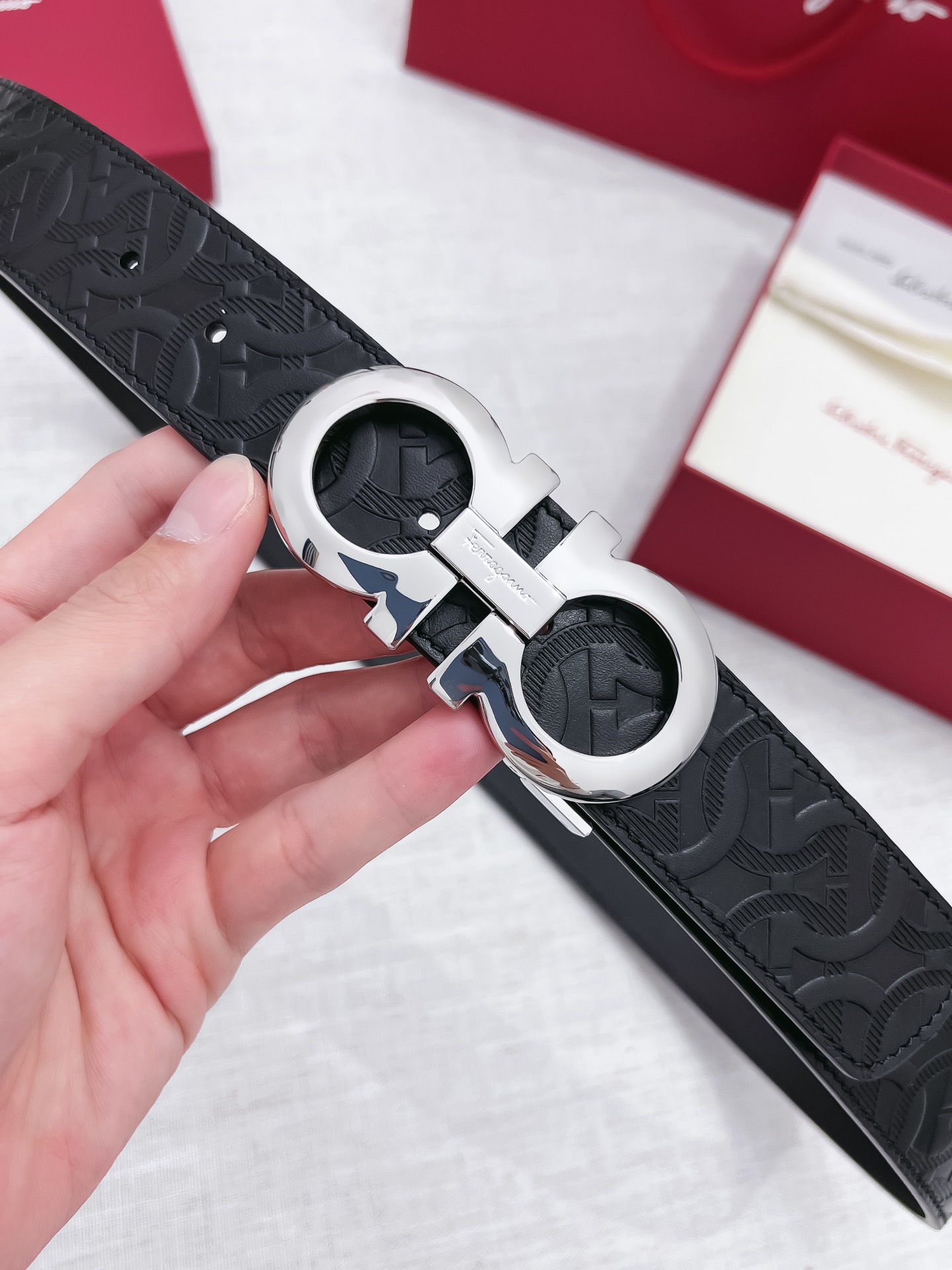 Salvatore Ferragamo Male Basic Belt 35mm-s-m-l