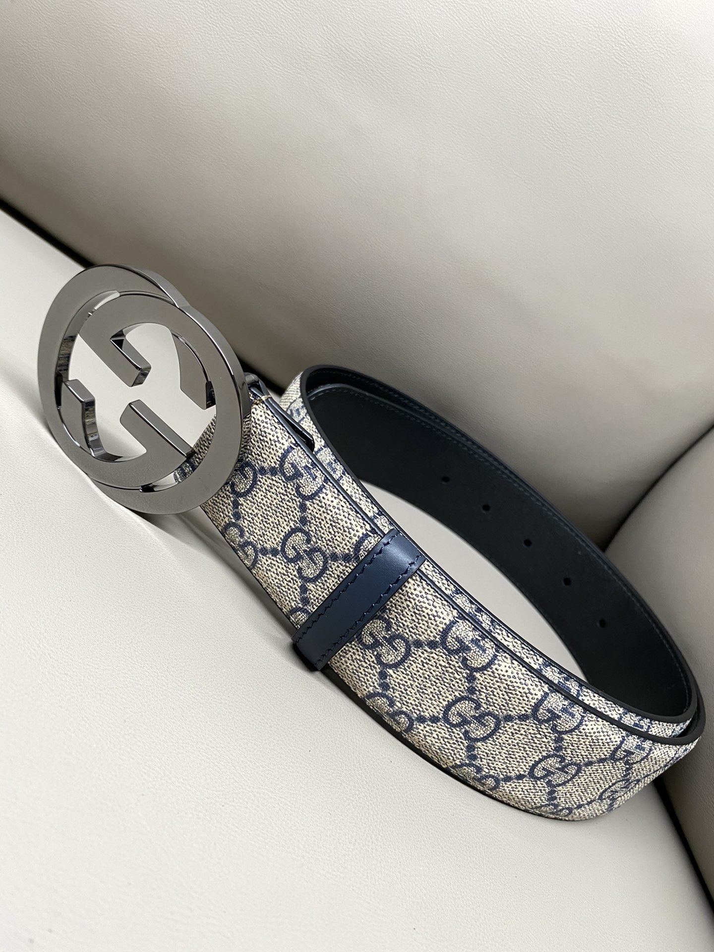 Gucci Male Canvas Belt Canvas S-m