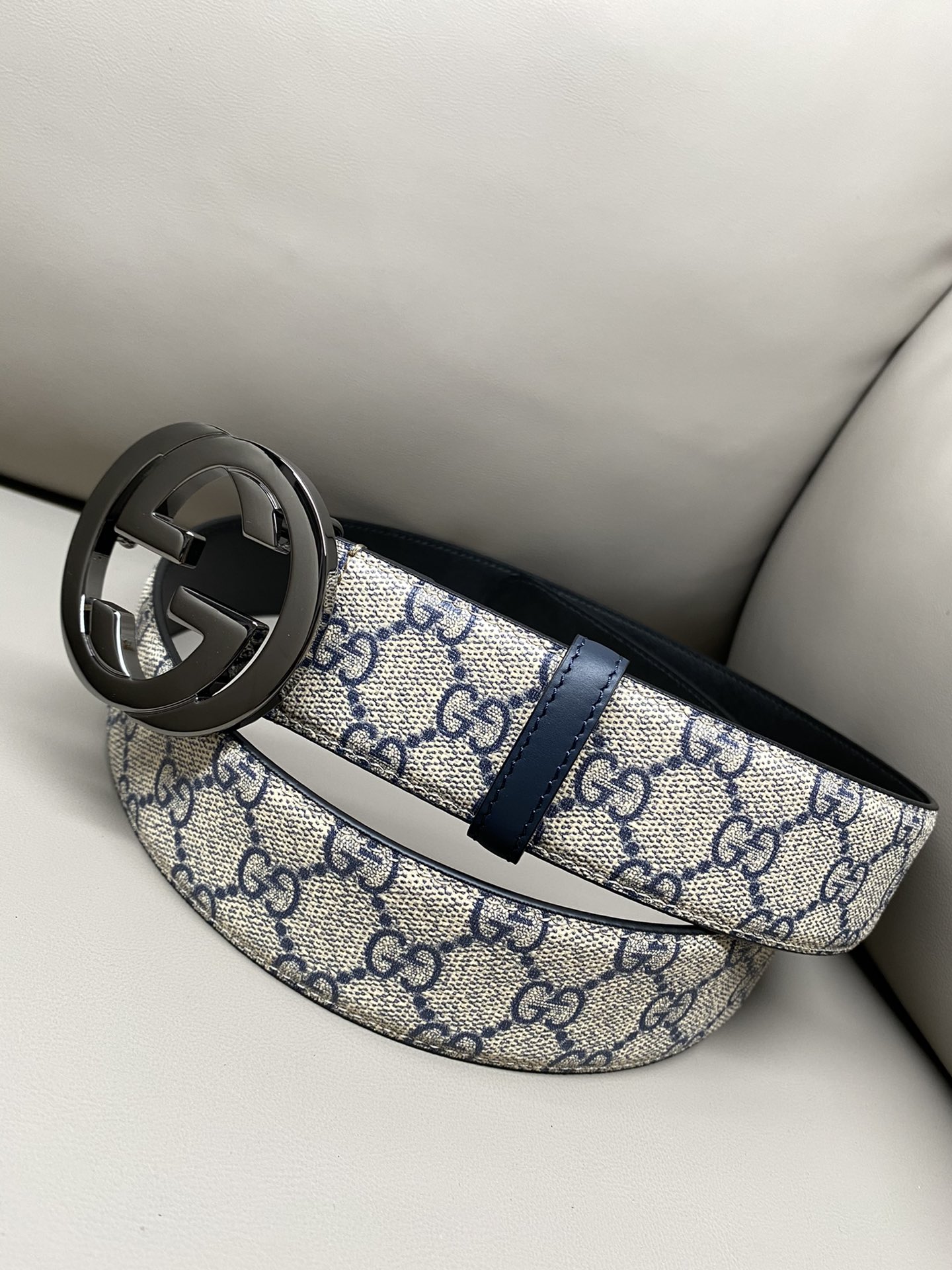 Gucci Male Canvas Belt Canvas S-m