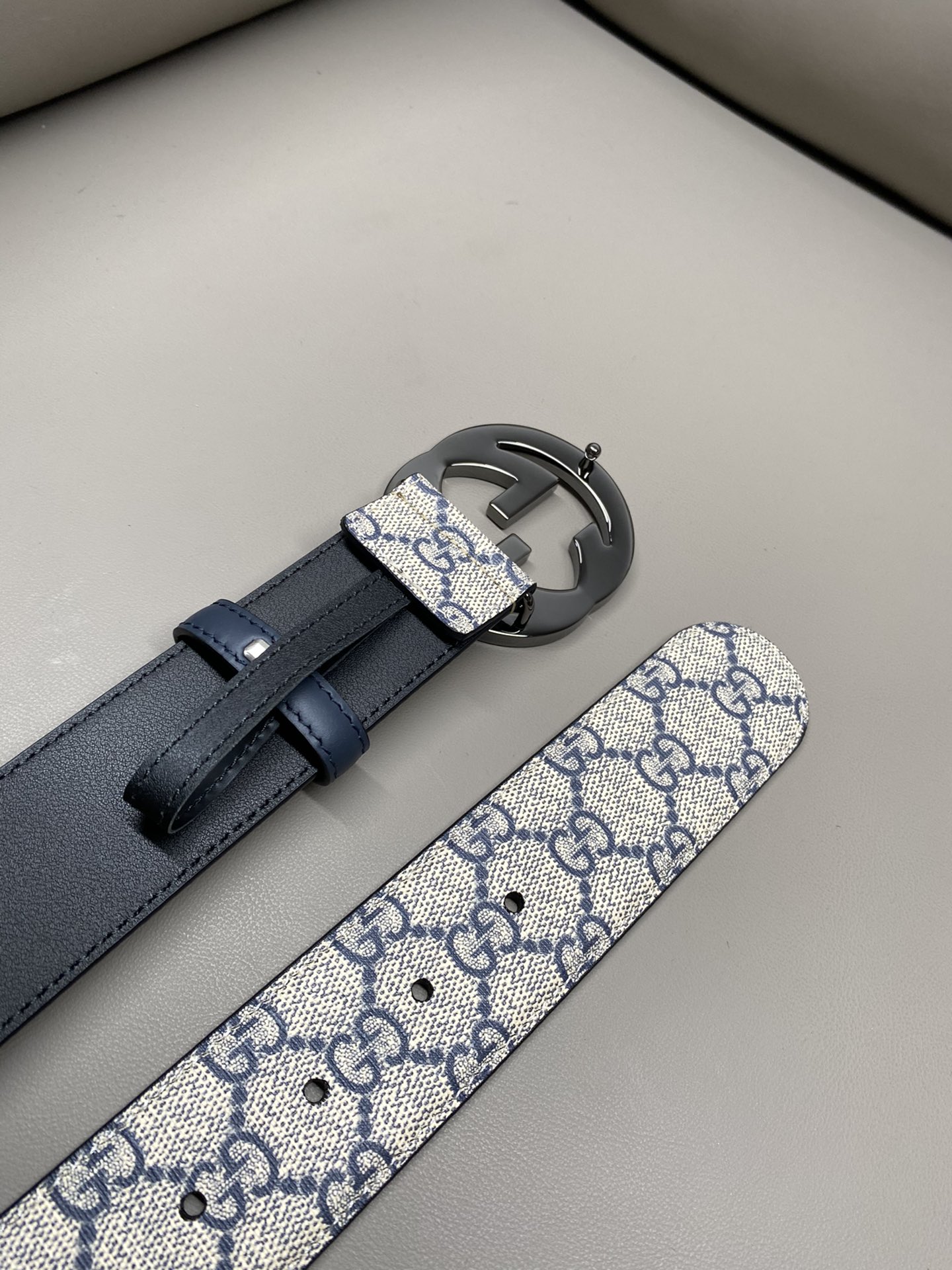 Gucci Male Canvas Belt Canvas S-m