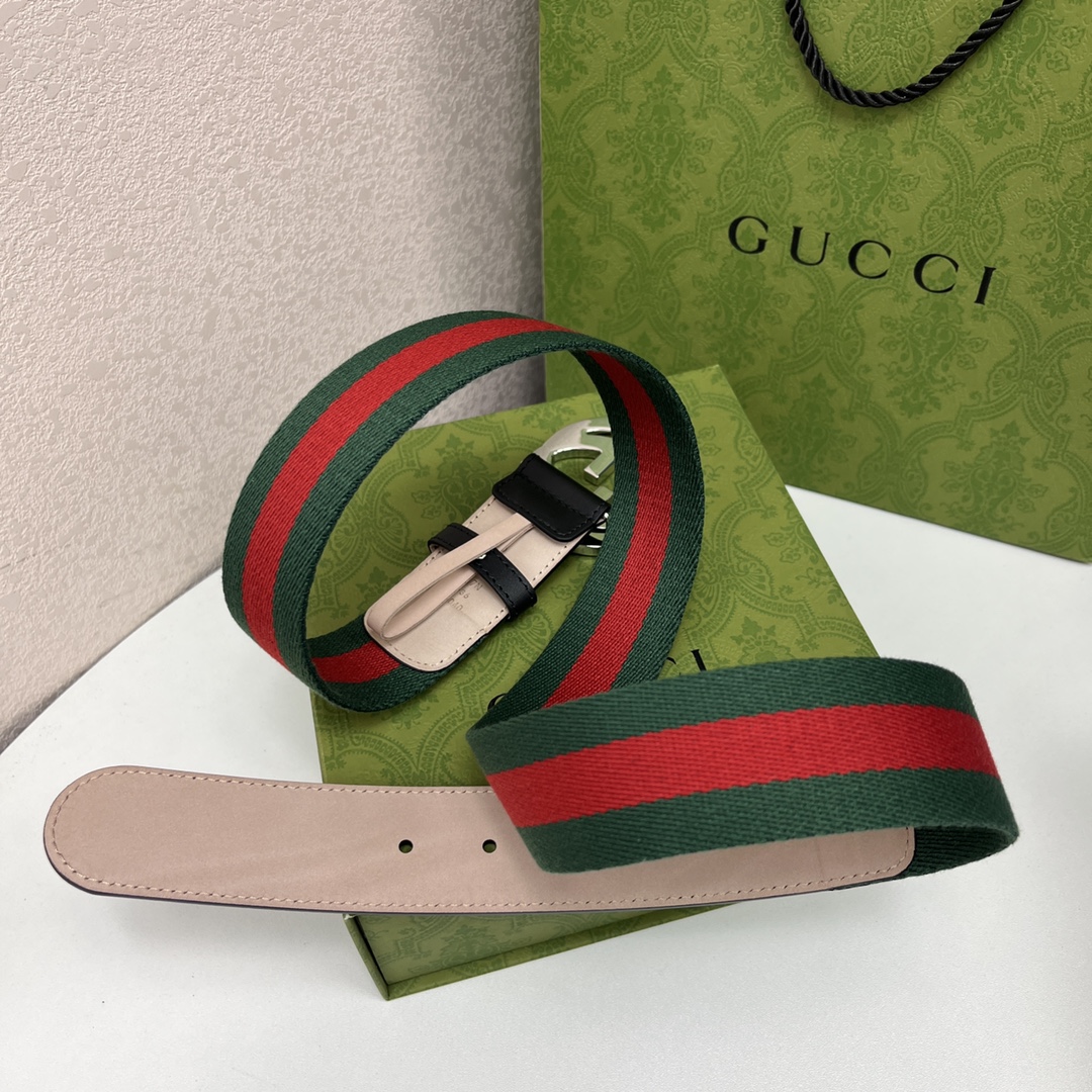 Gucci Male Leather Belt Top Grain Leather M