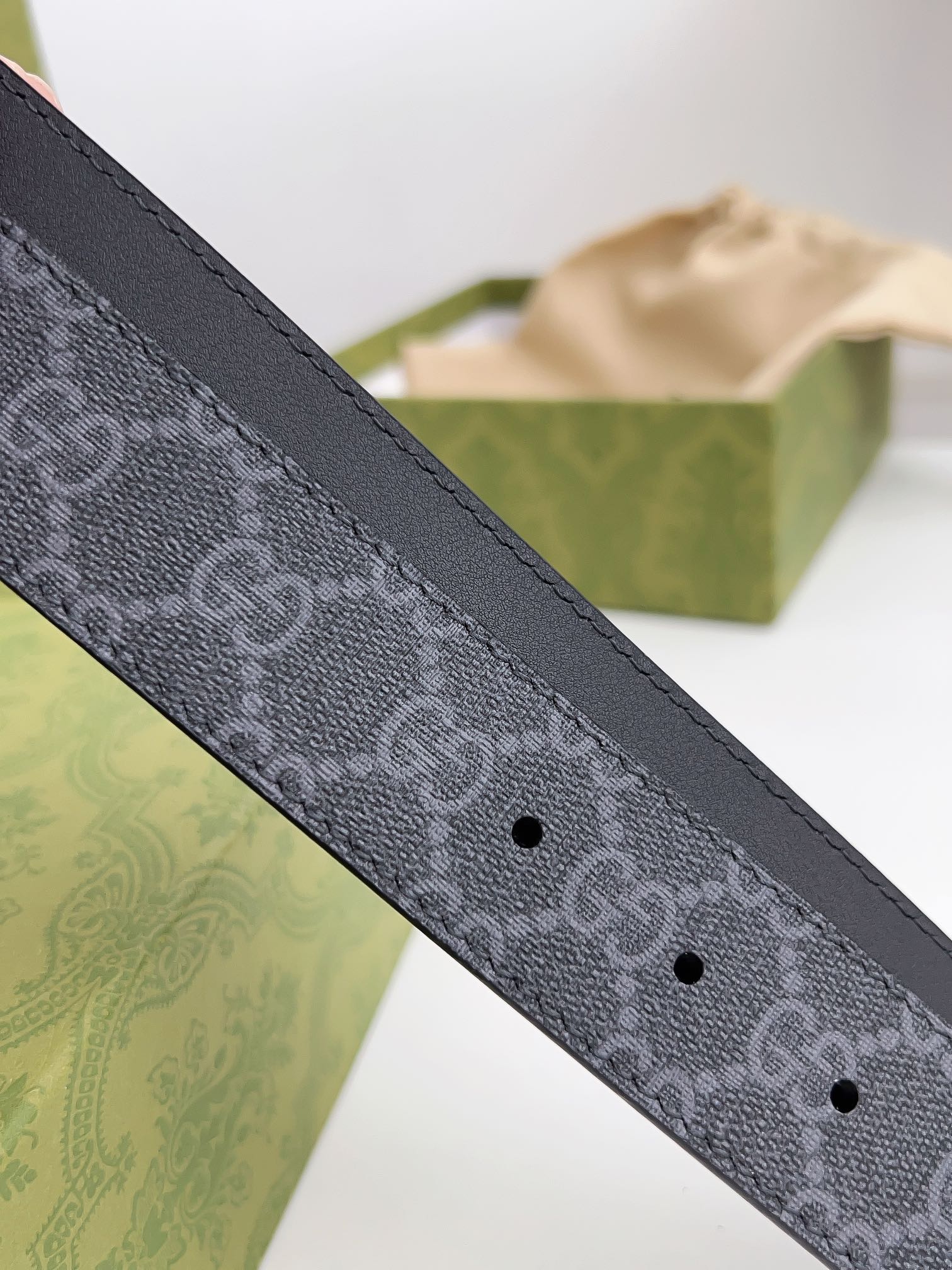 Gucci Male Basic Belt Silver Waterproof 125cm-m