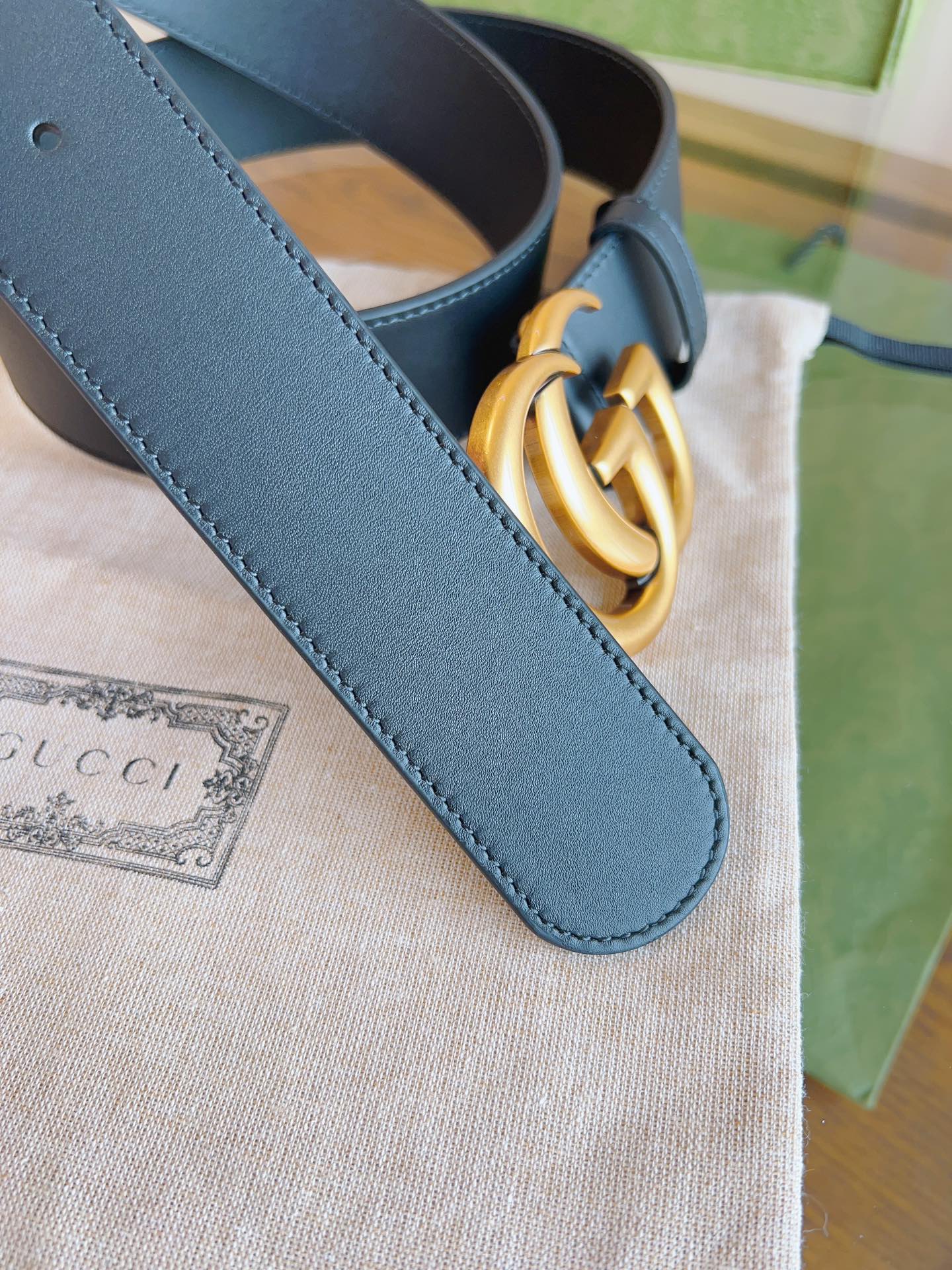 Gucci Male Basic Belt Cow Leather Black