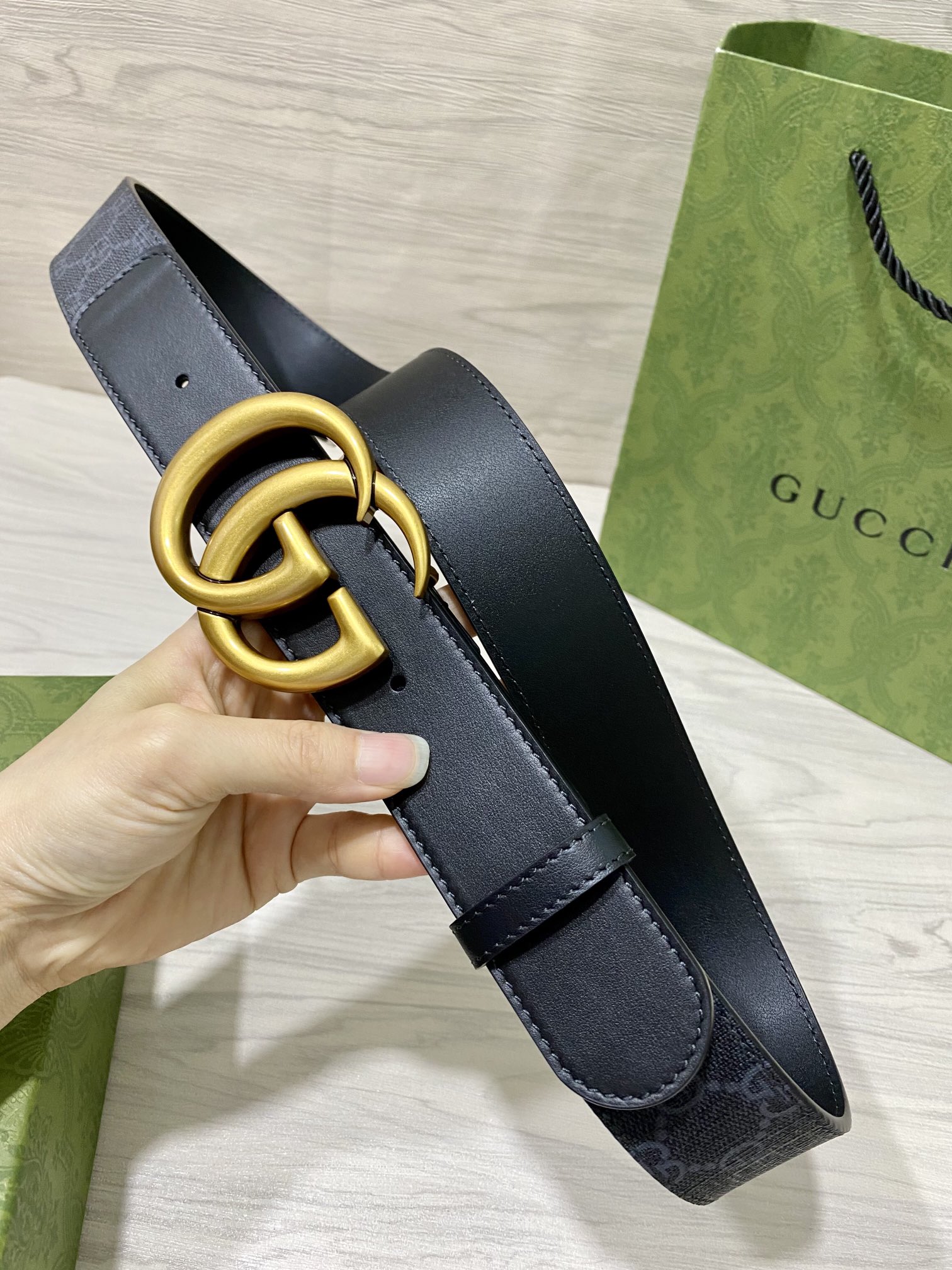 Gucci Male Basic Belt Cow Leather 40mm-13514