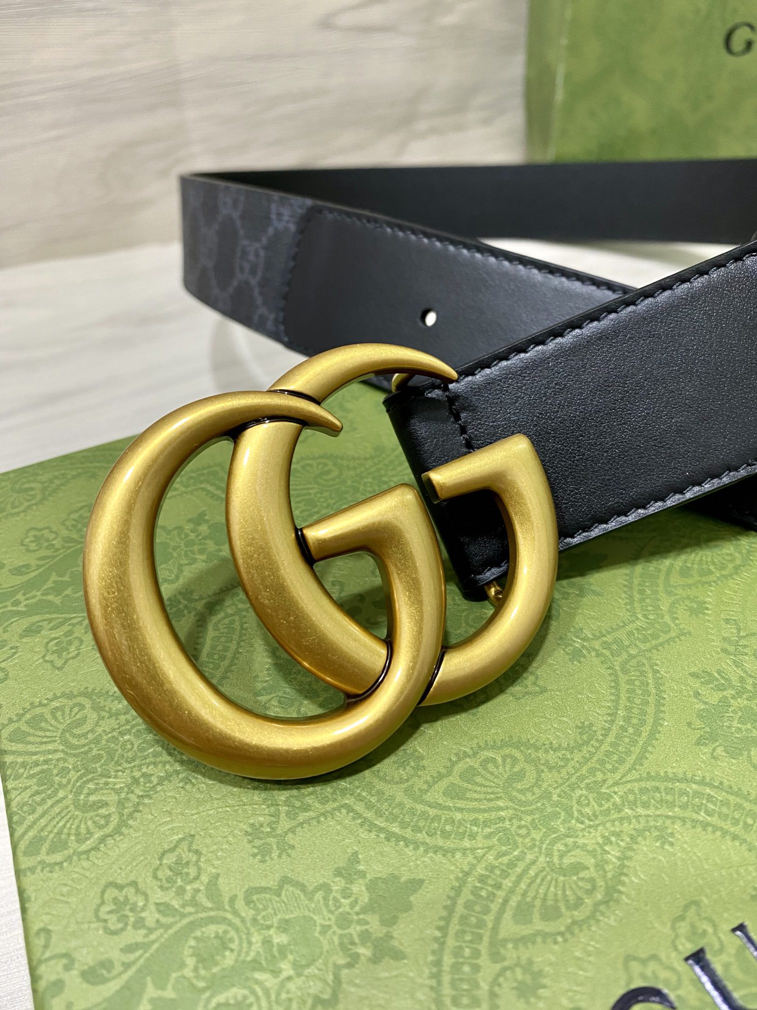 Gucci Male Basic Belt Cow Leather 40mm-13514