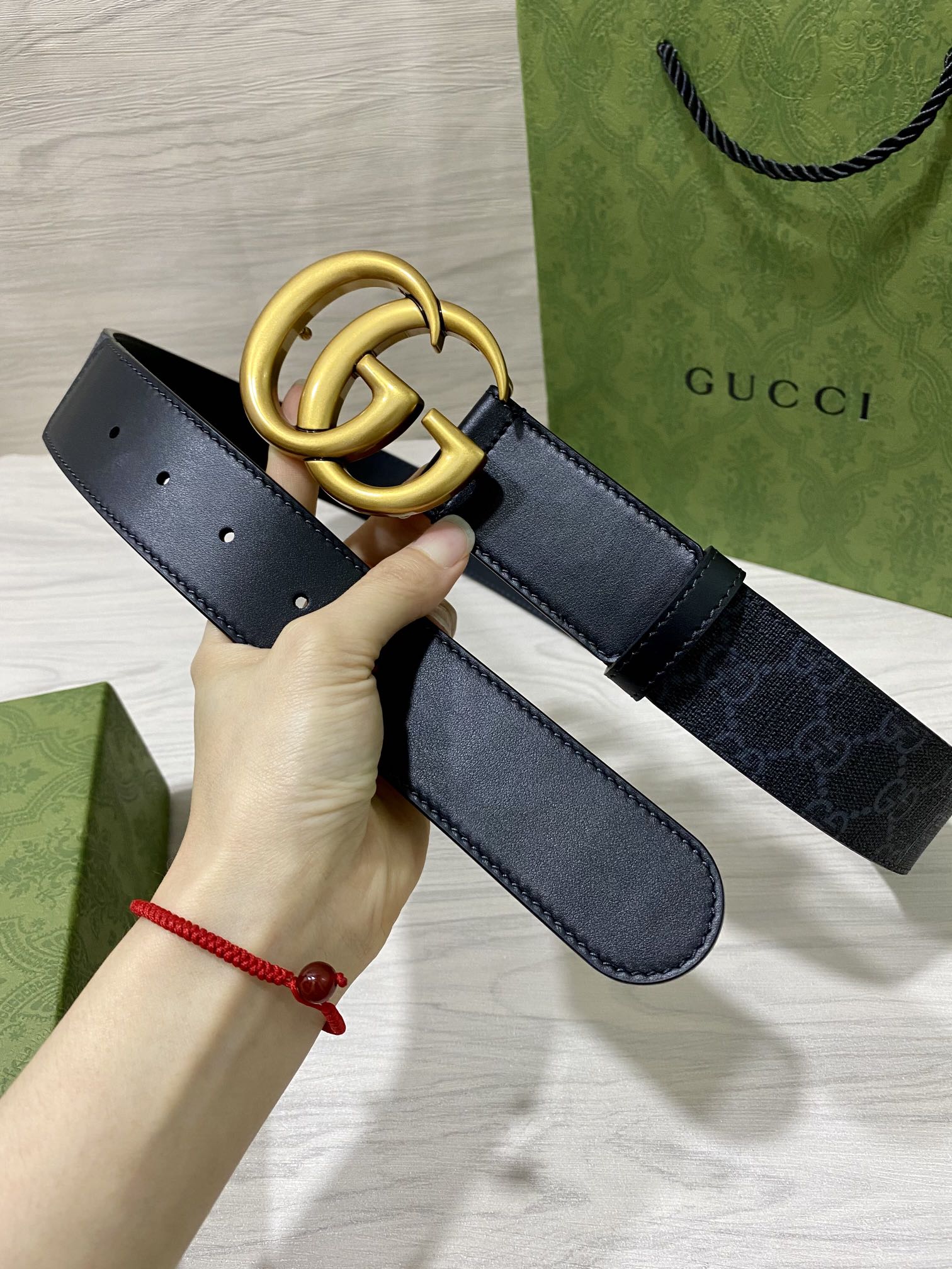 Gucci Male Basic Belt Cow Leather 40mm-13514