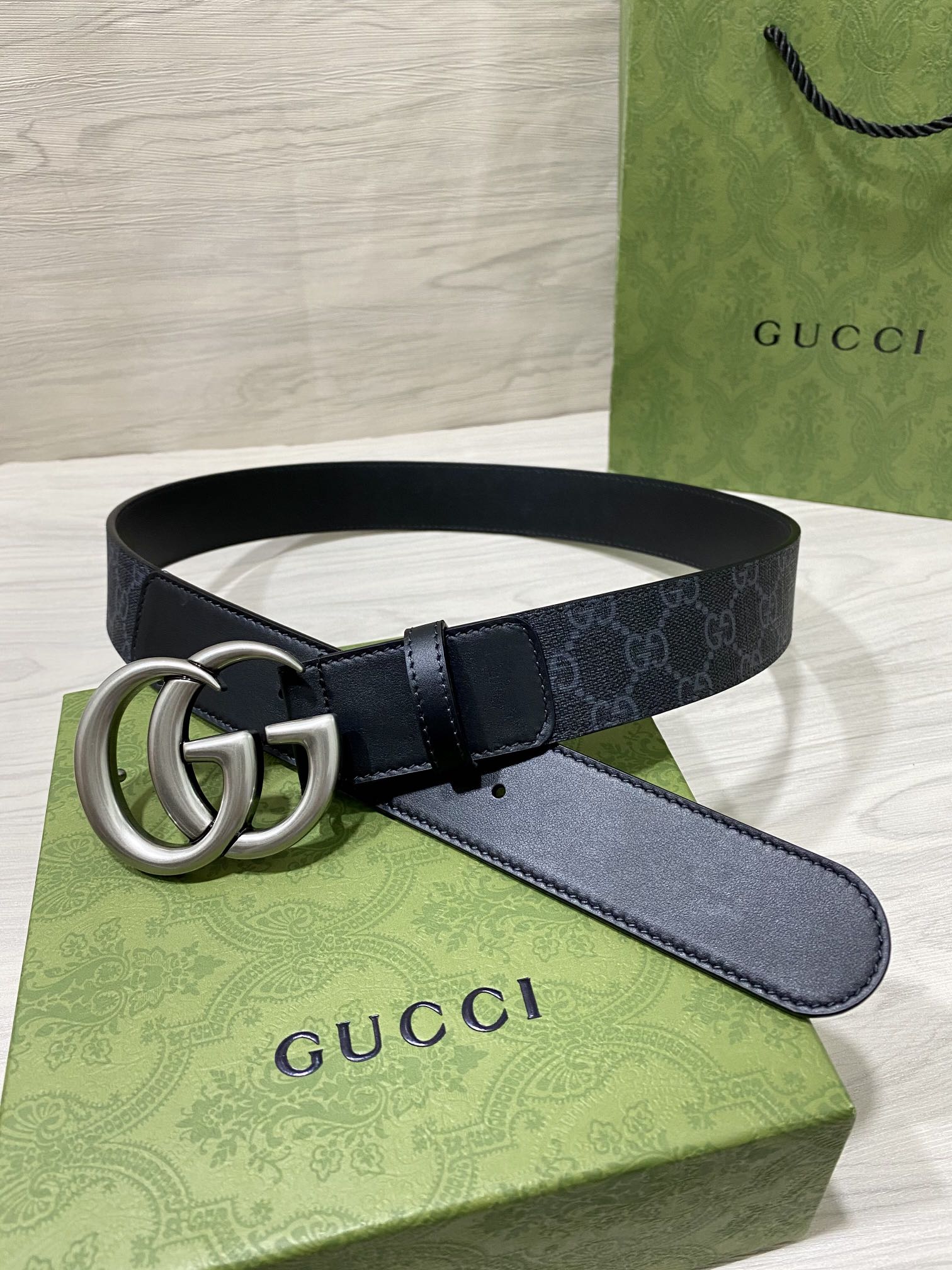 Gucci Male Basic Belt Cow Leather 40mm-13514