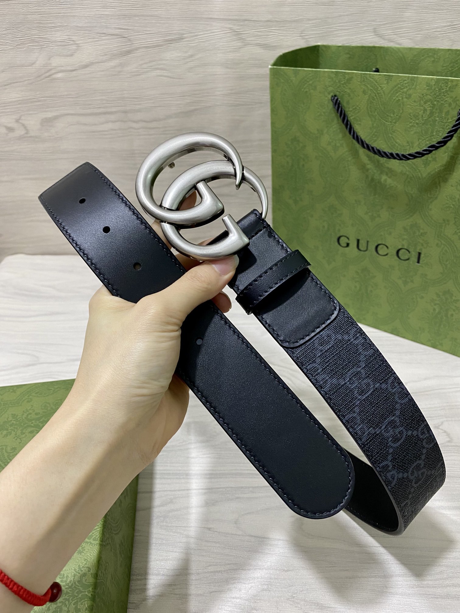 Gucci Male Basic Belt Cow Leather 40mm-13514