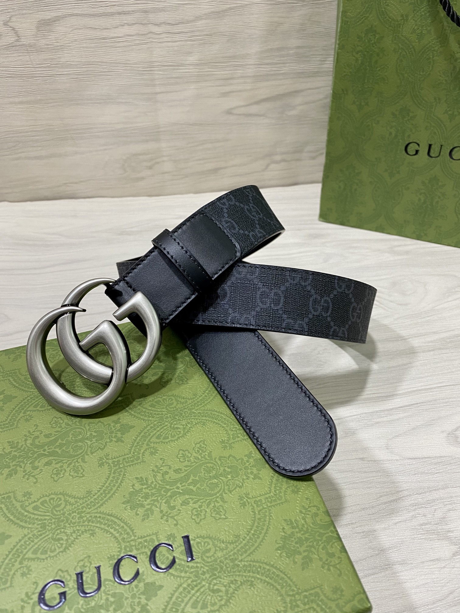 Gucci Male Basic Belt Cow Leather 40mm-13514