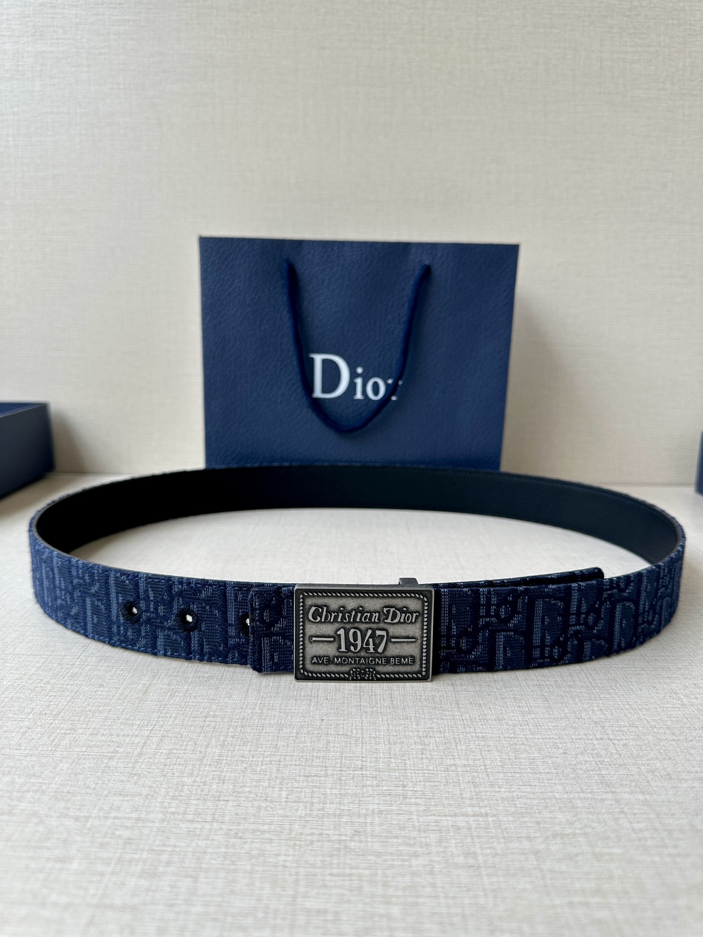 Basic Belt Cow Leather Black M-l