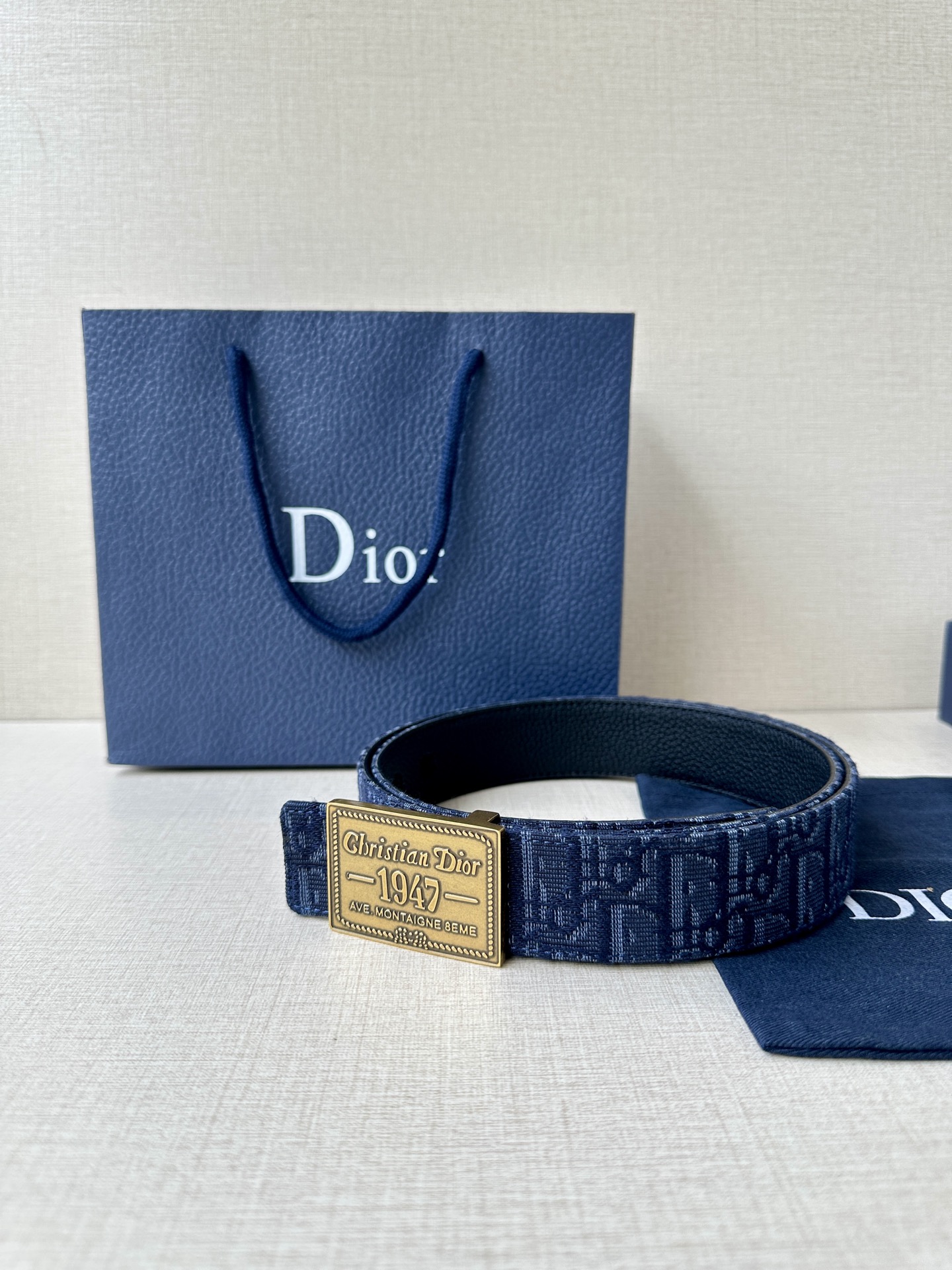 Basic Belt Cow Leather Black M-l