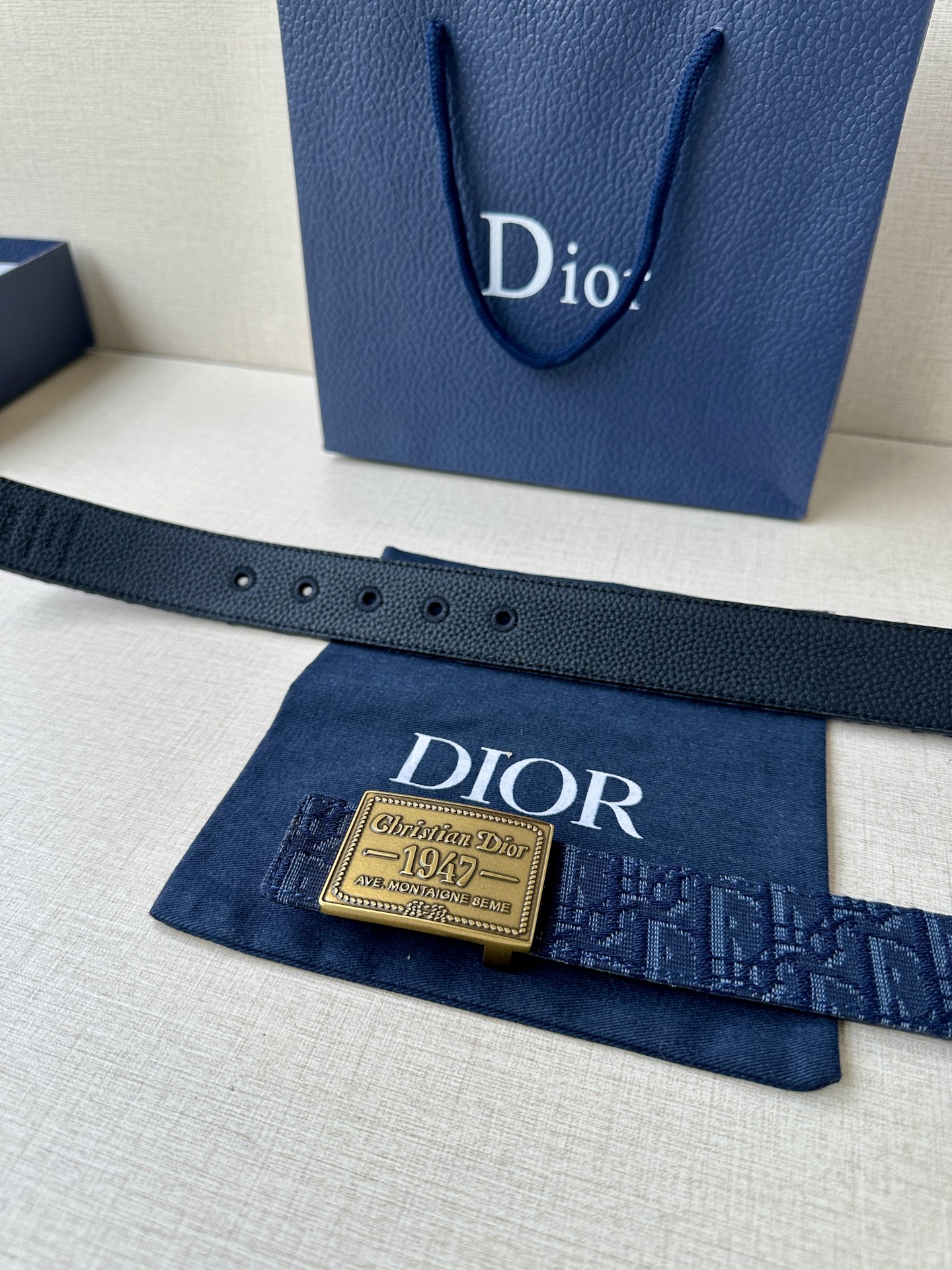 Basic Belt Cow Leather Black M-l