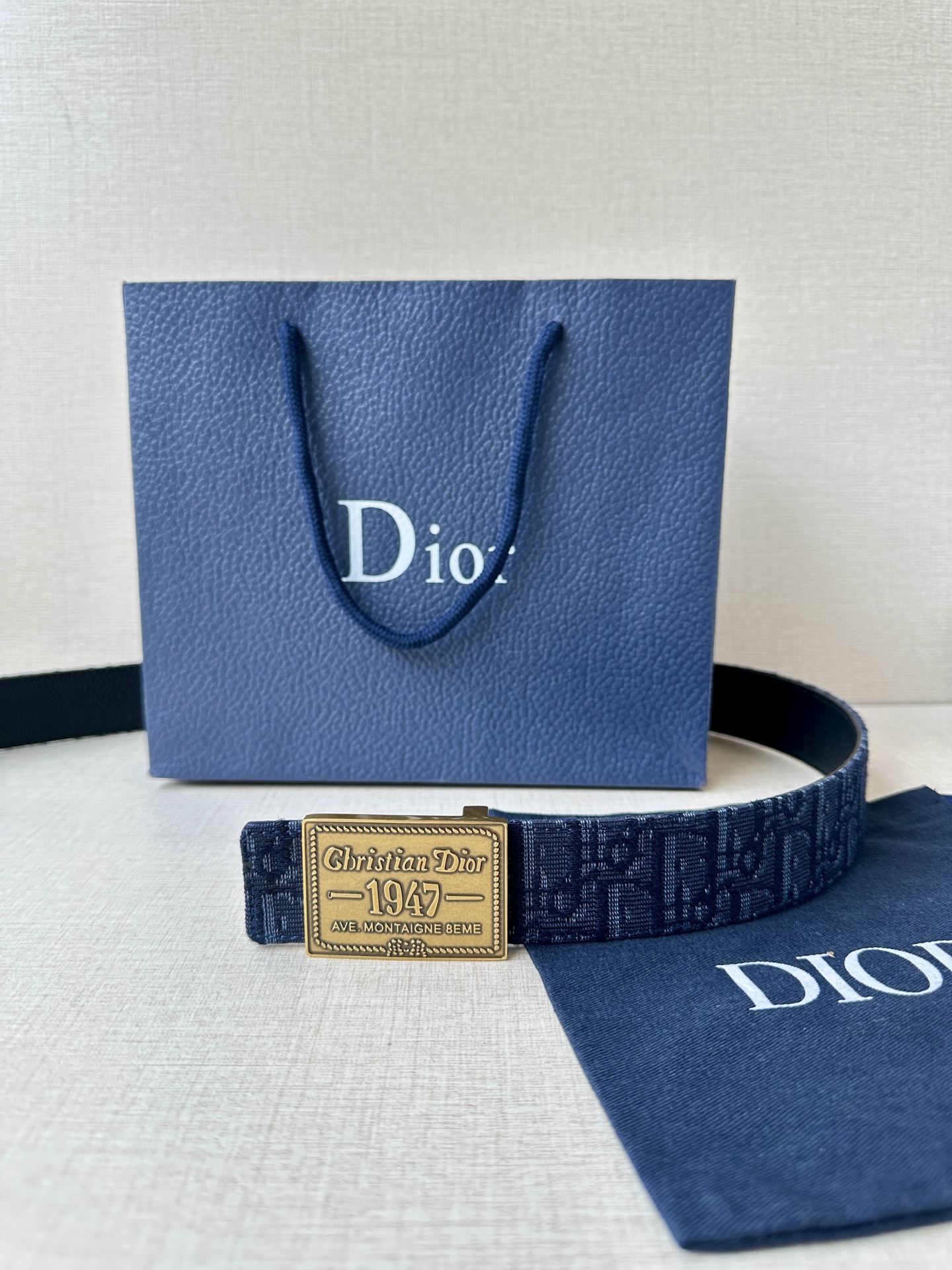 Basic Belt Cow Leather Black M-l