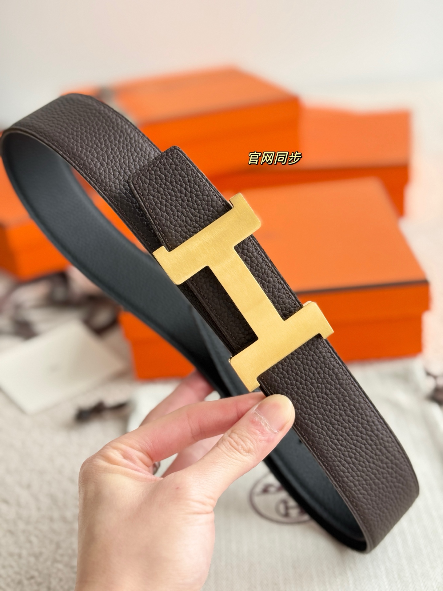 Hermès Male Basic Belt 38mm-s