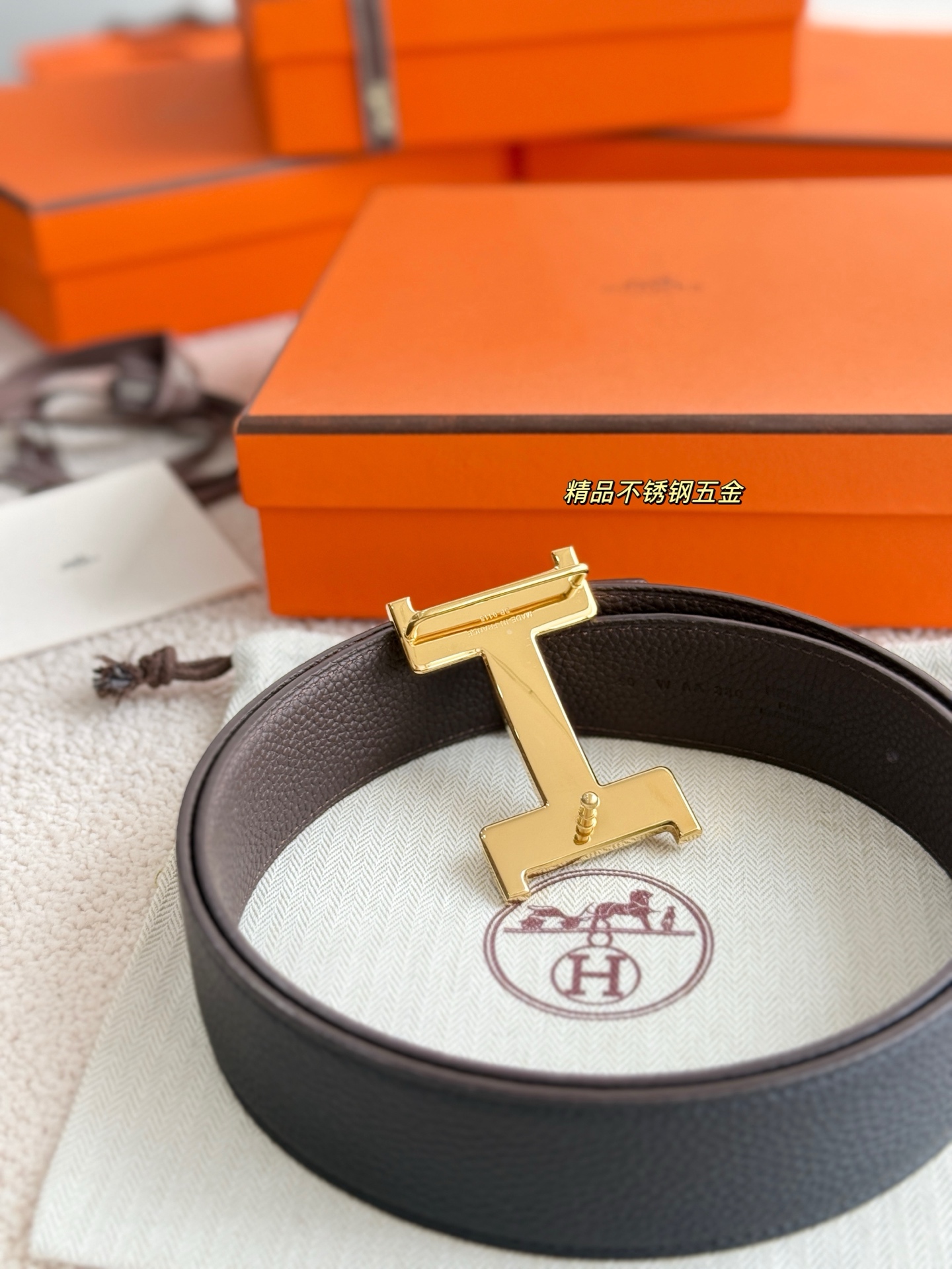 Hermès Male Basic Belt 38mm-s