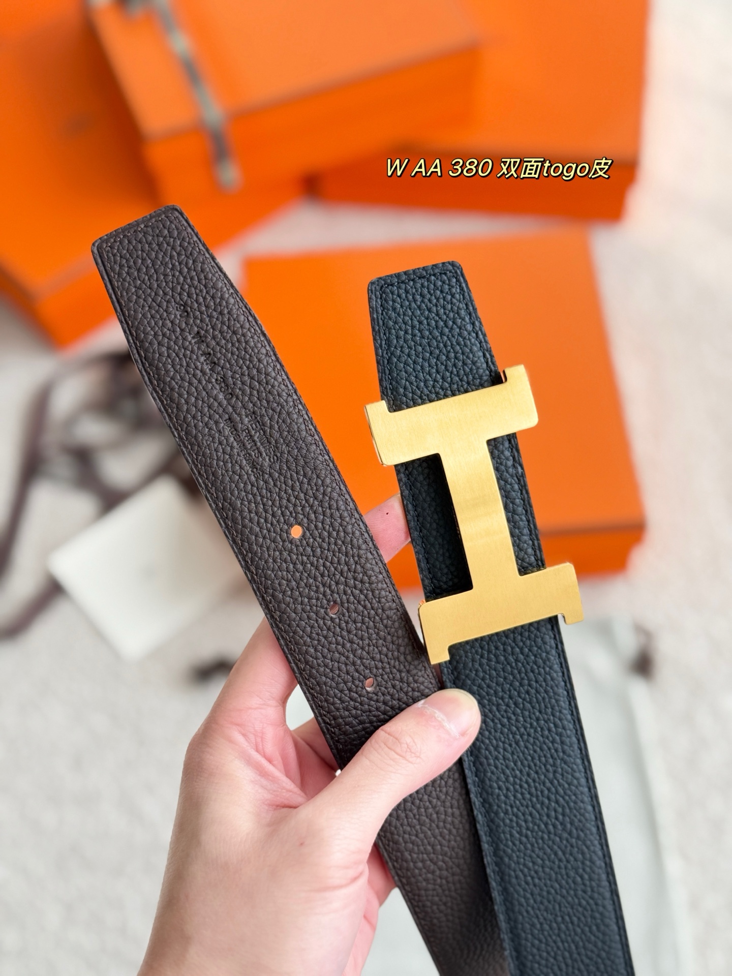 Hermès Male Basic Belt 38mm-s