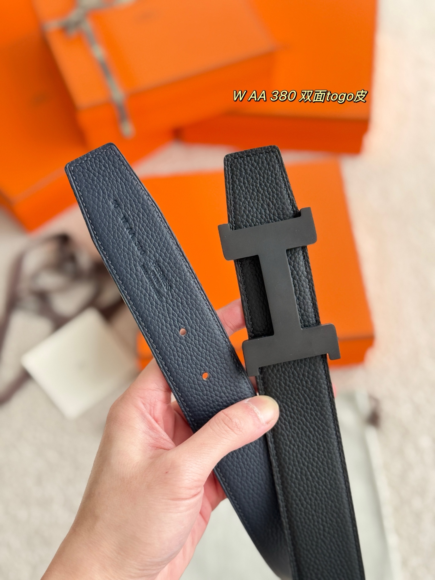 Hermès Male Basic Belt 38mm-s