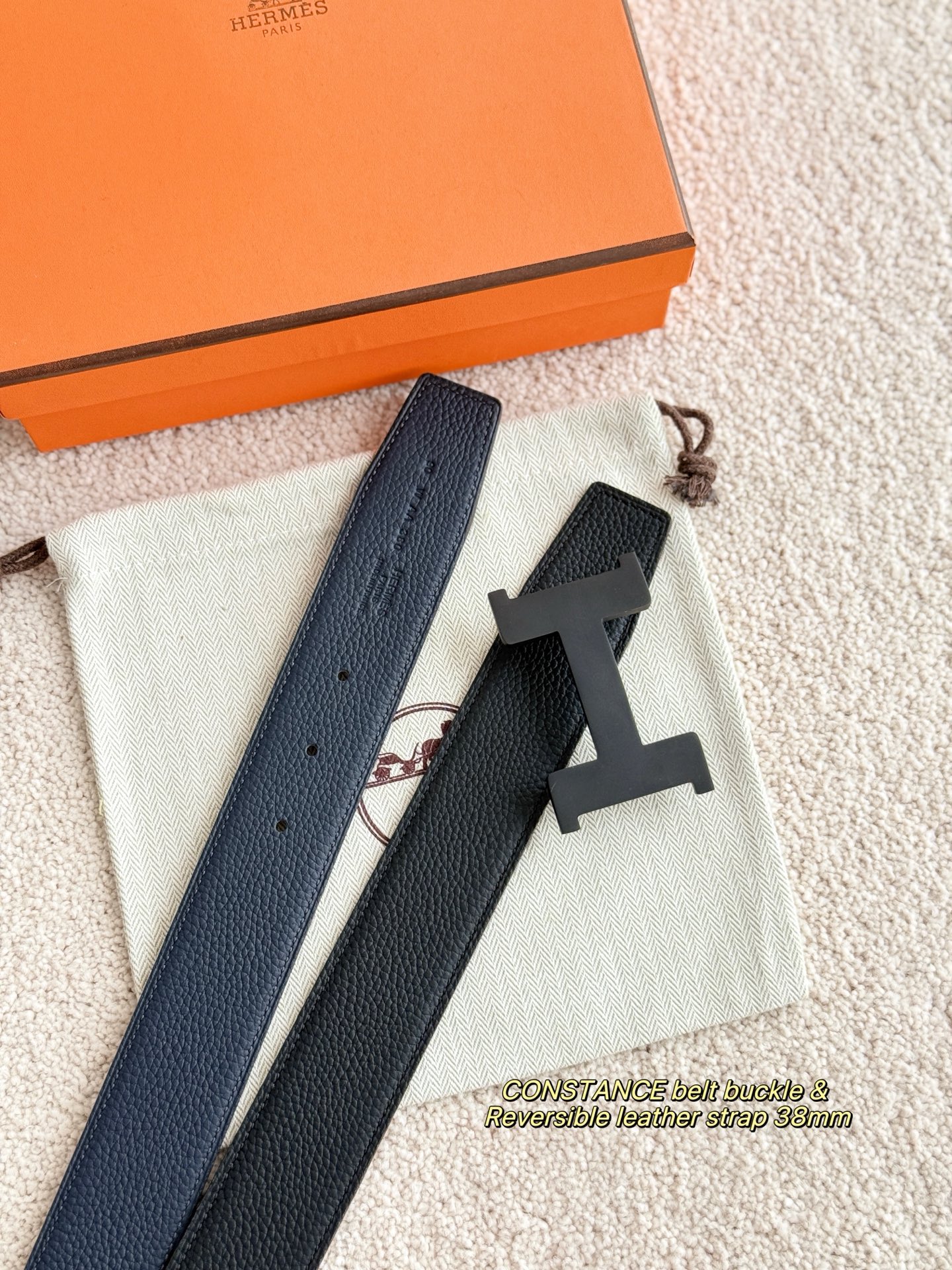 Hermès Male Basic Belt 38mm-s
