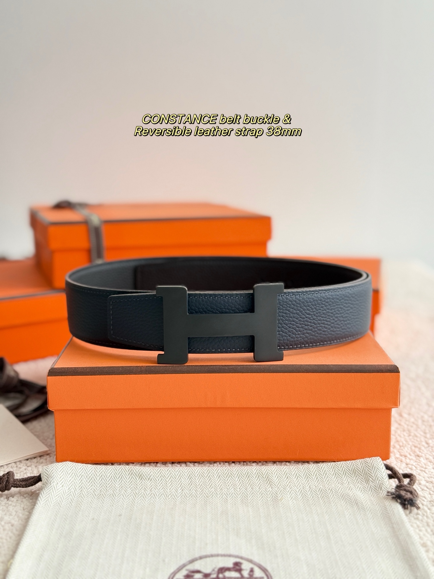Hermès Male Basic Belt 38mm-s