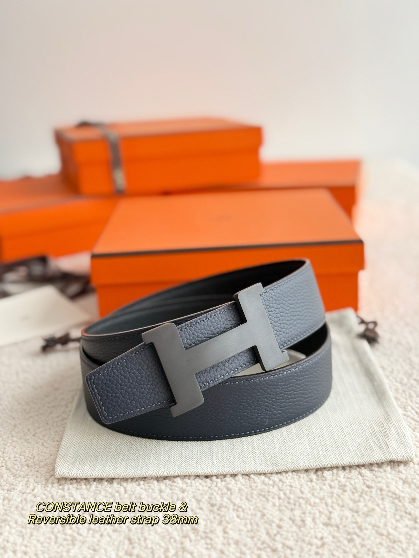 Hermès Male Basic Belt 38mm-s