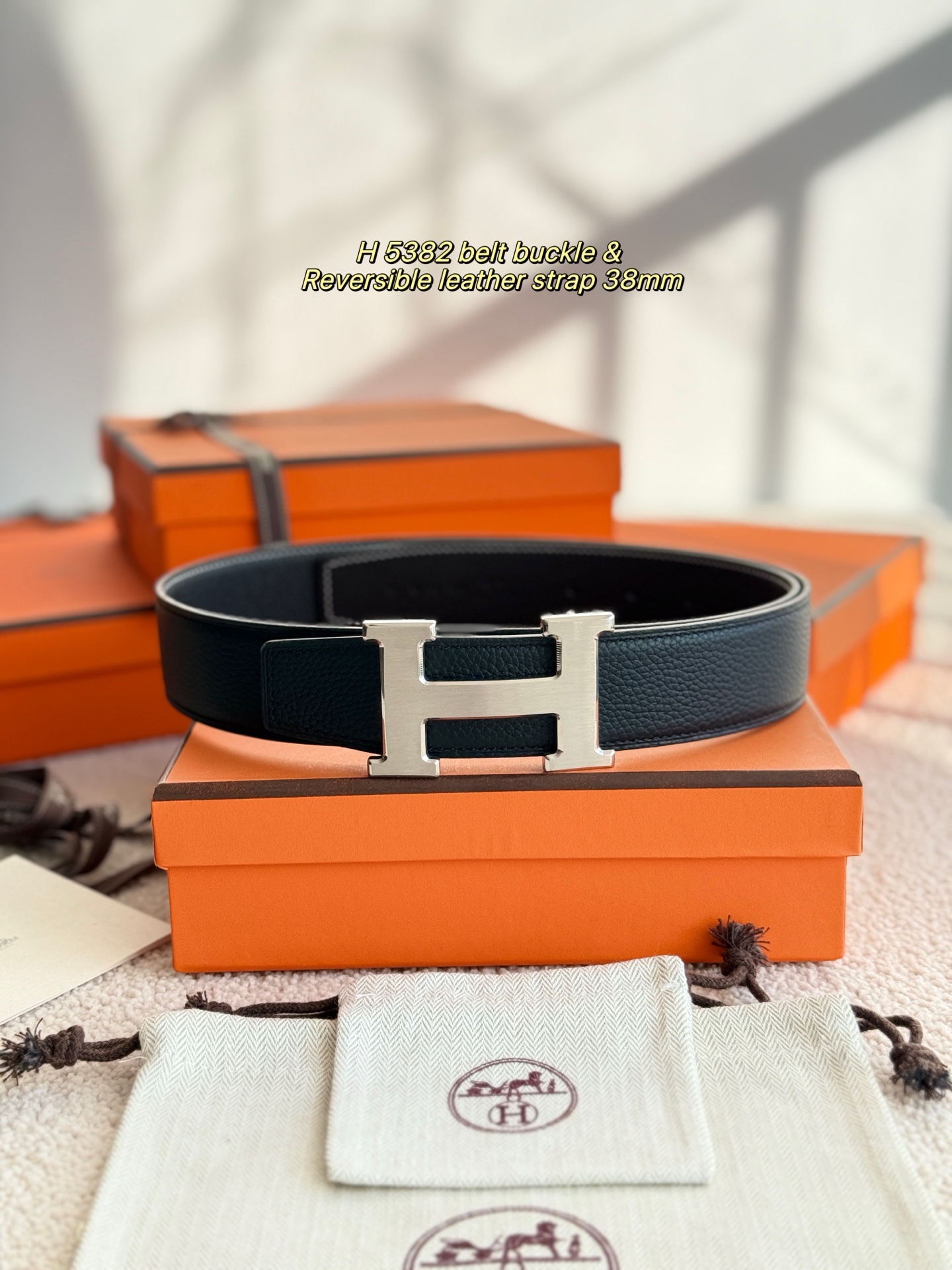 Hermès Male Basic Belt 38mm