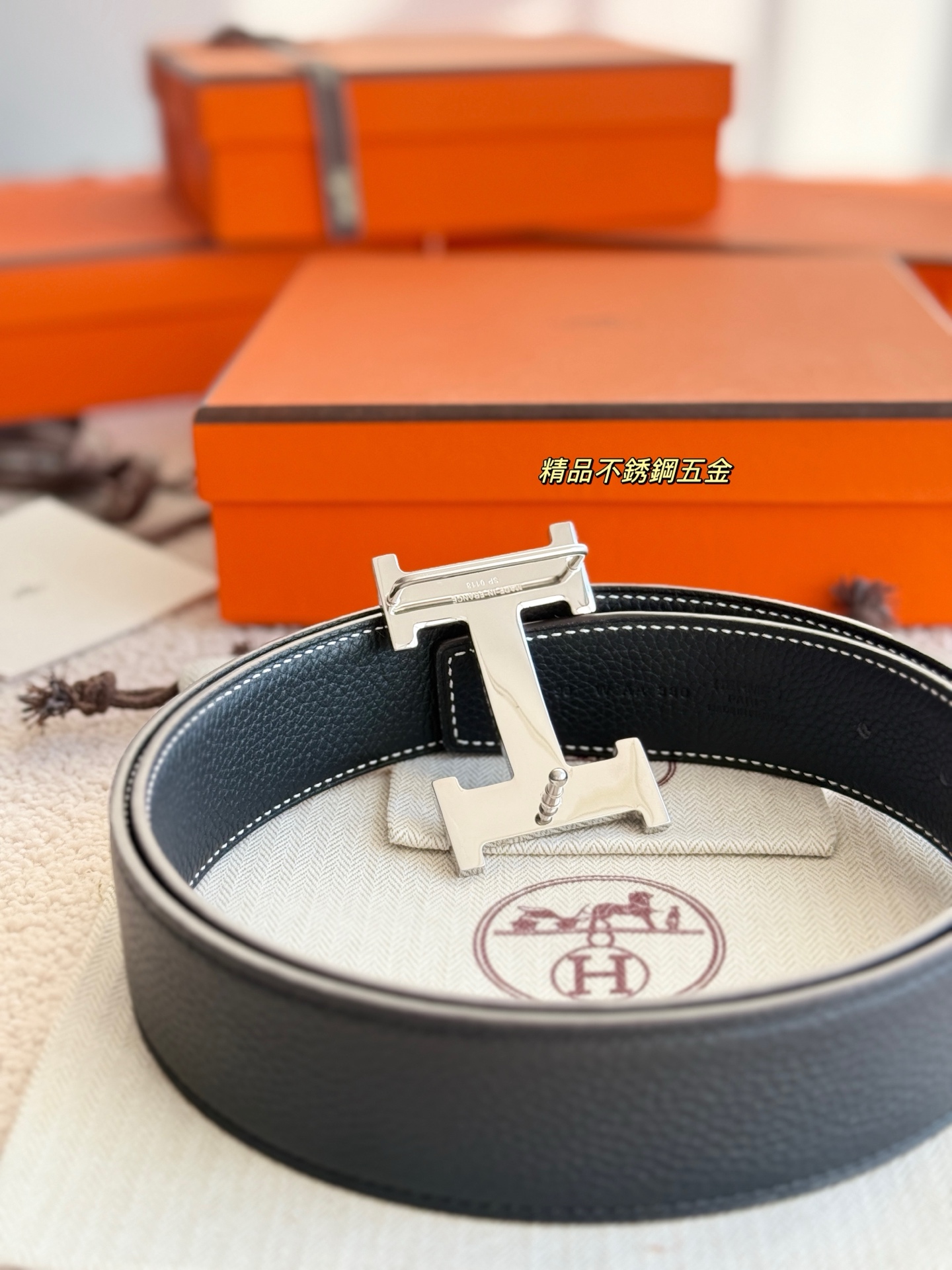 Hermès Male Basic Belt 38mm