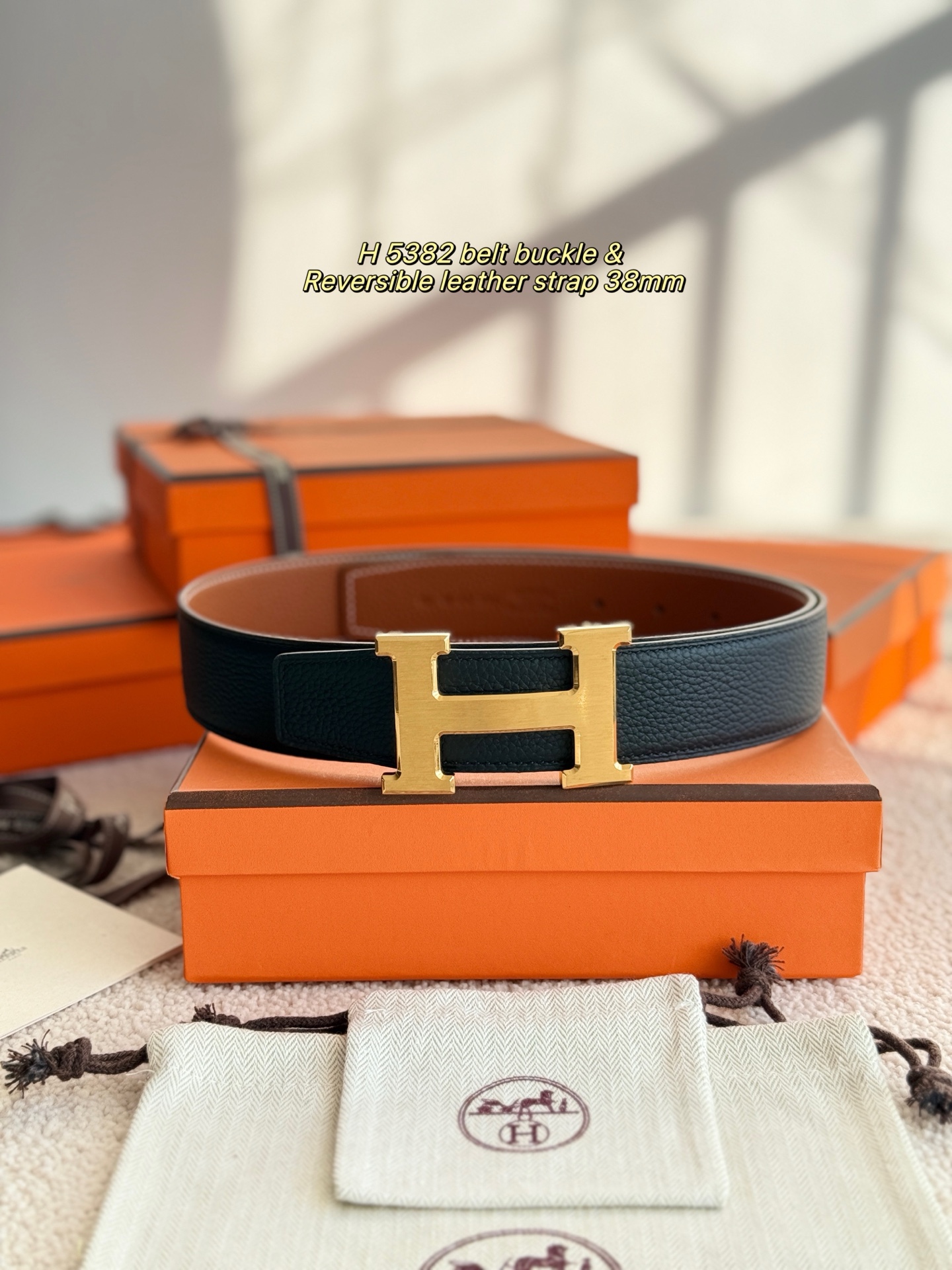 Hermès Male Basic Belt 38mm