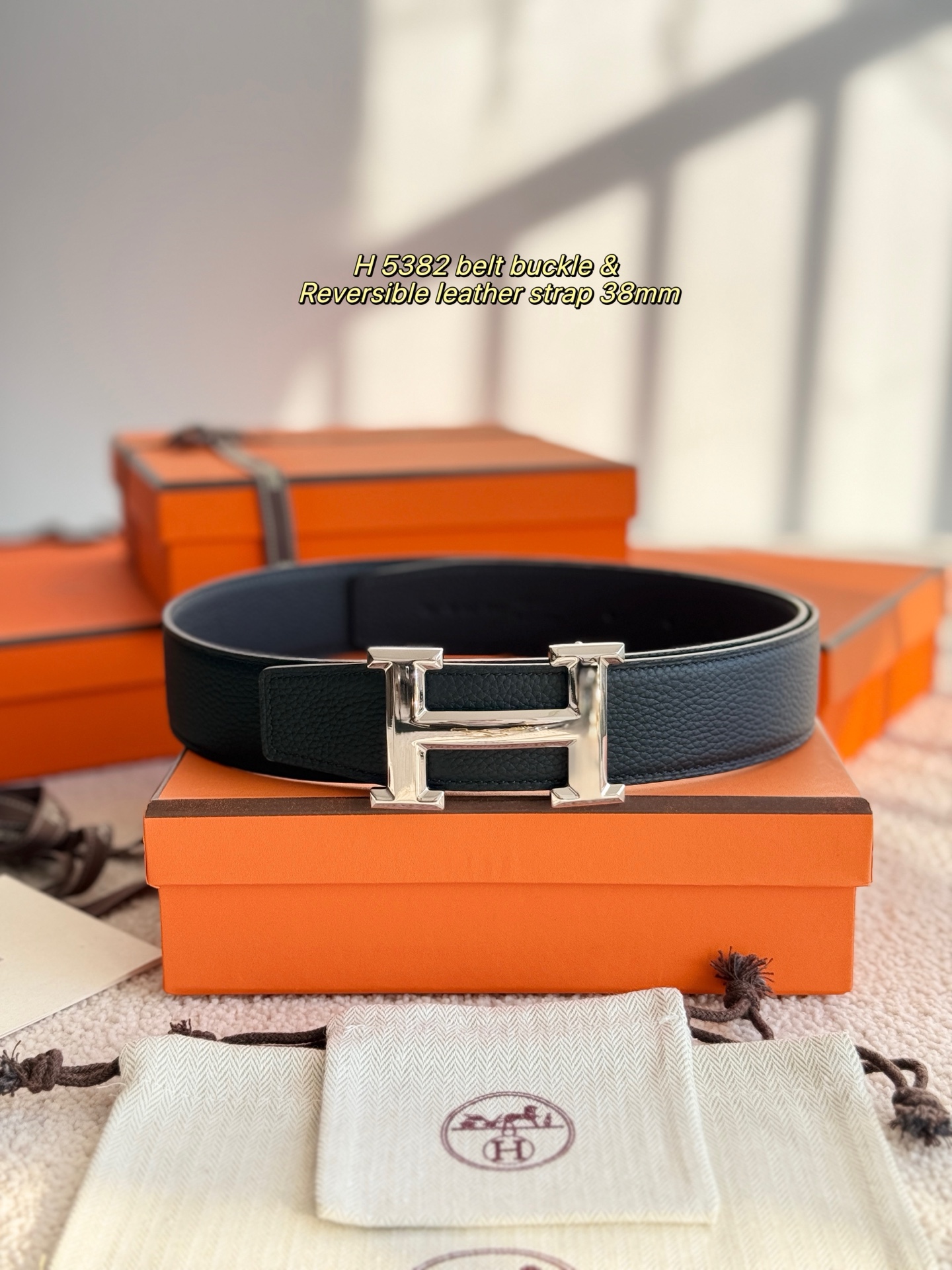 Hermès Male Basic Belt 38mm