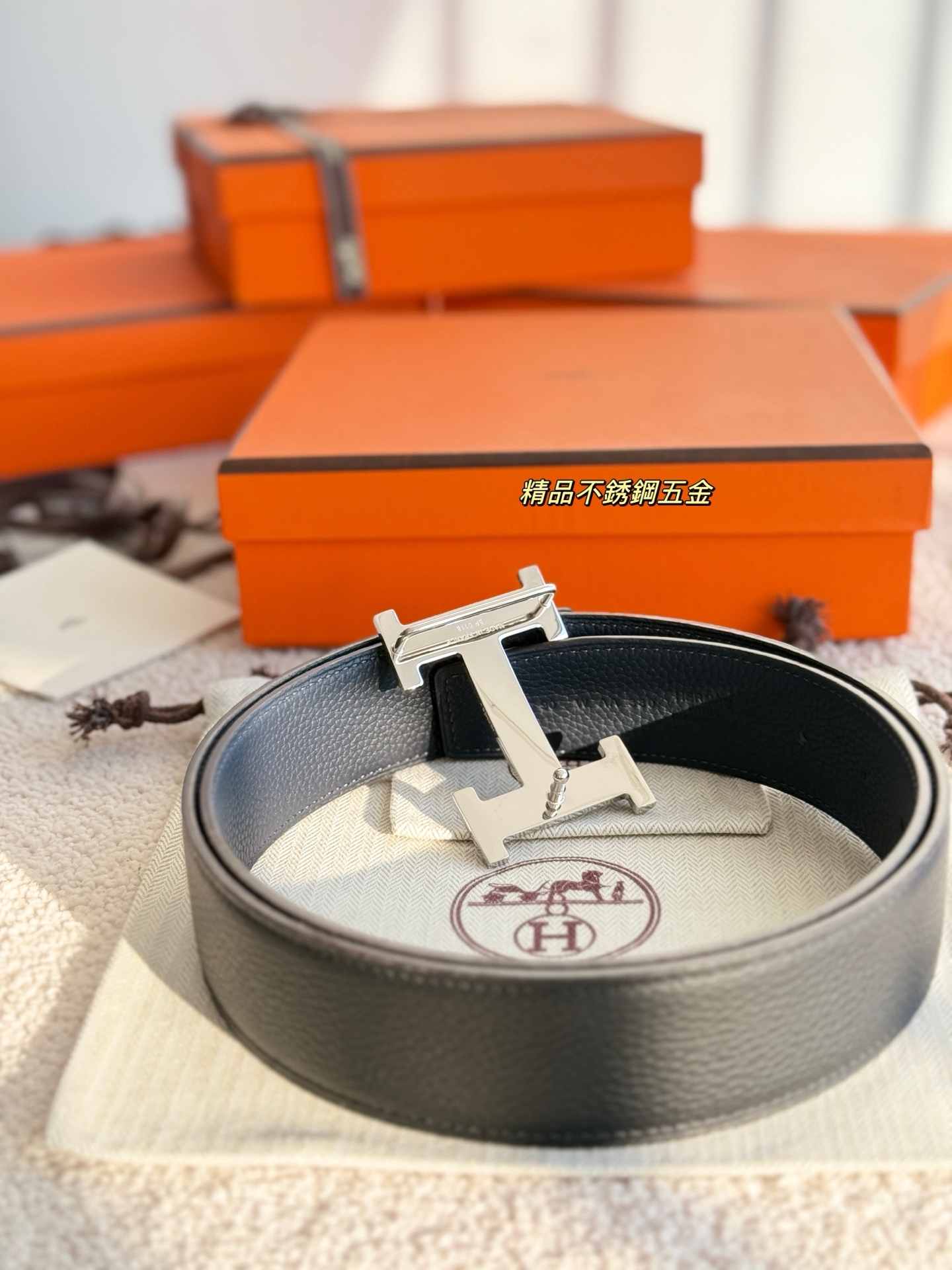 Hermès Male Basic Belt 38mm
