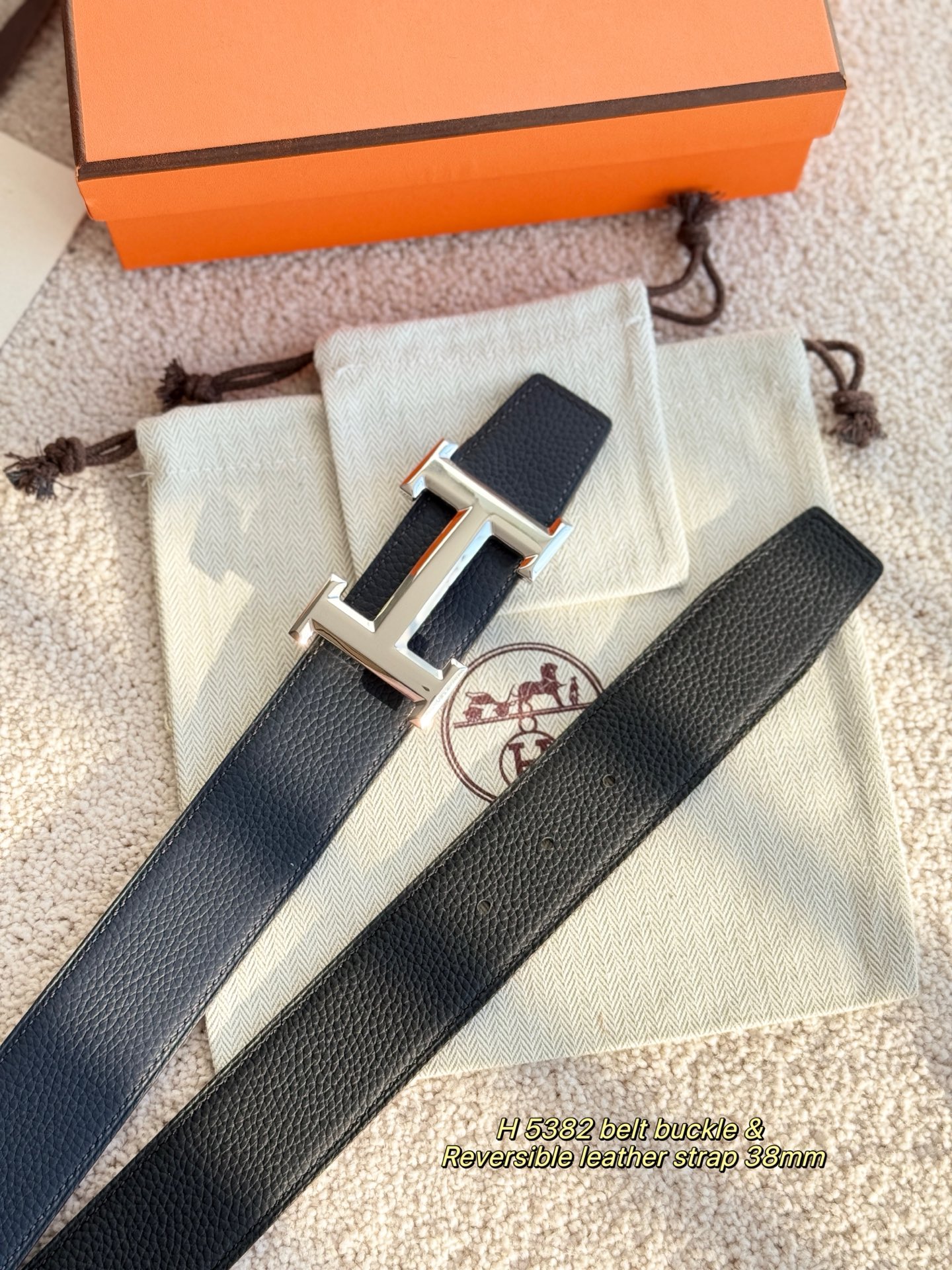 Hermès Male Basic Belt 38mm