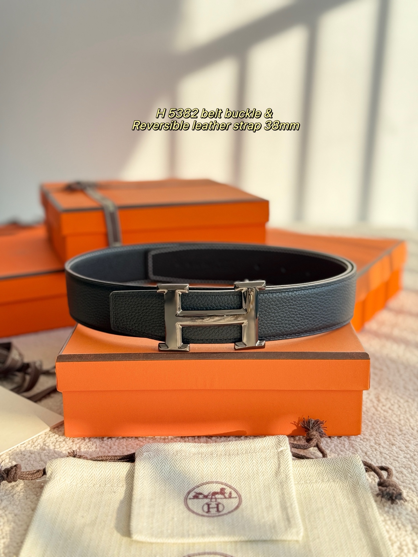 Hermès Male Basic Belt 38mm