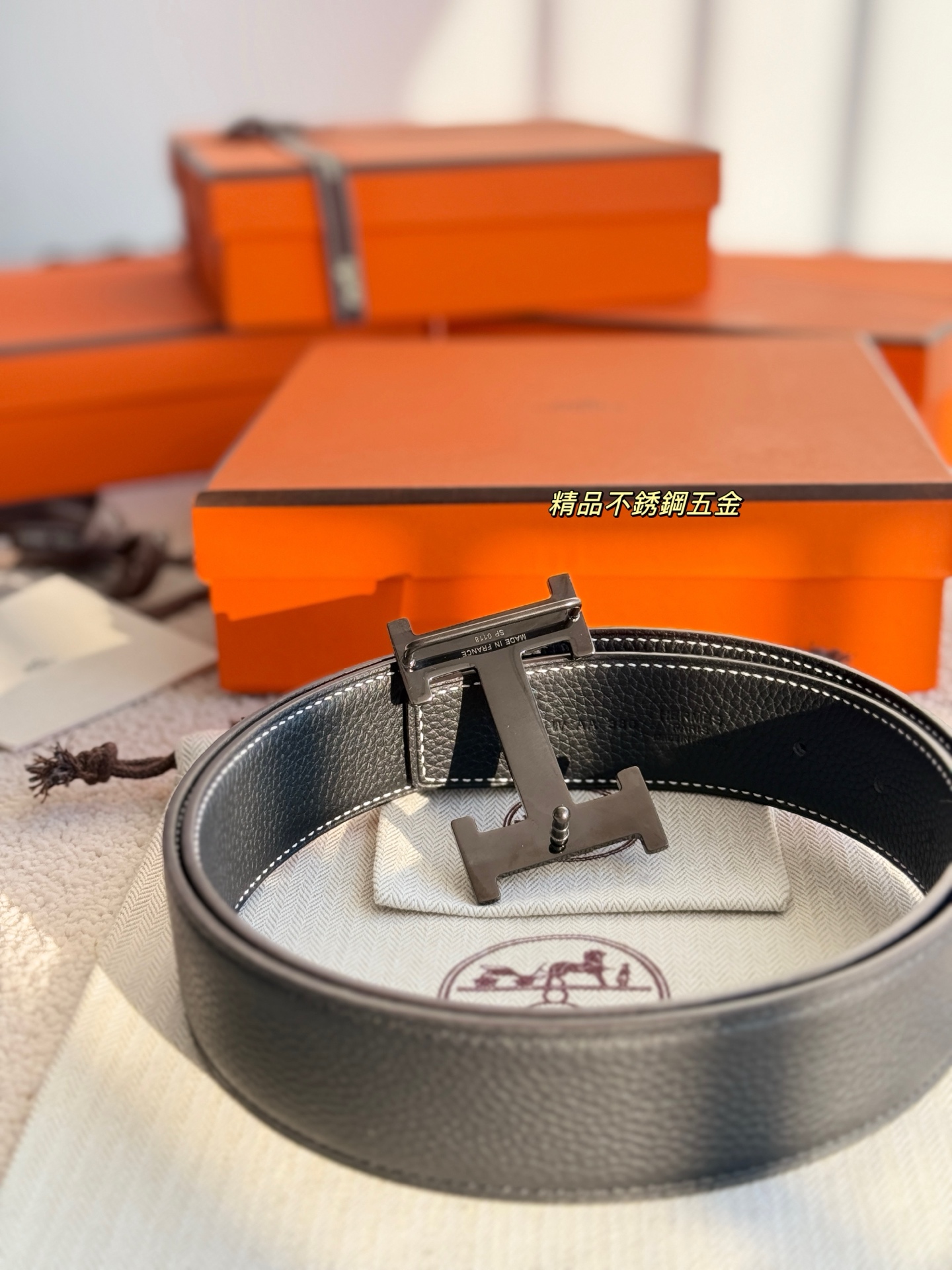 Hermès Male Basic Belt 38mm