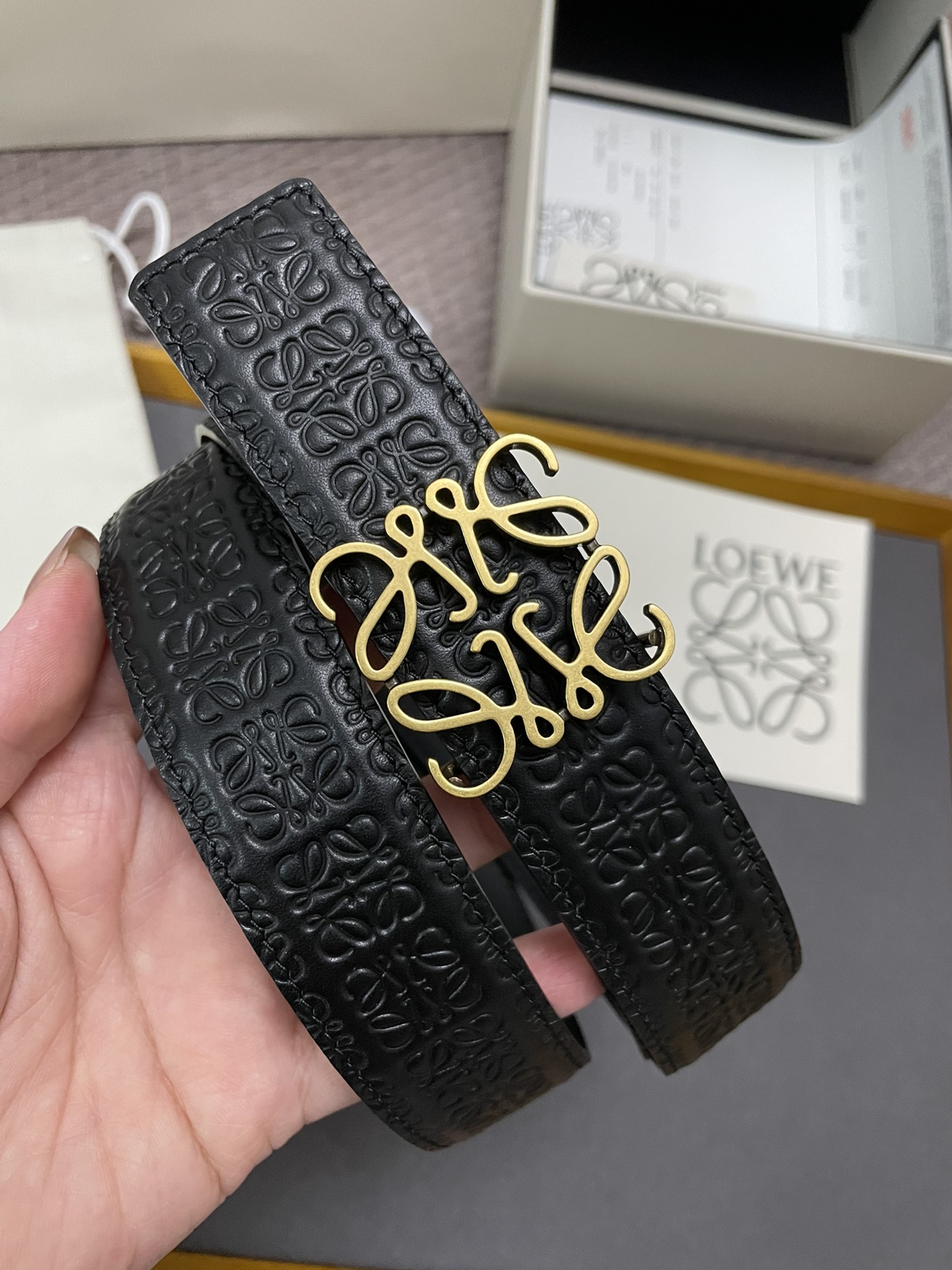 Loewe Female Basic Belt Cow Leather M-l