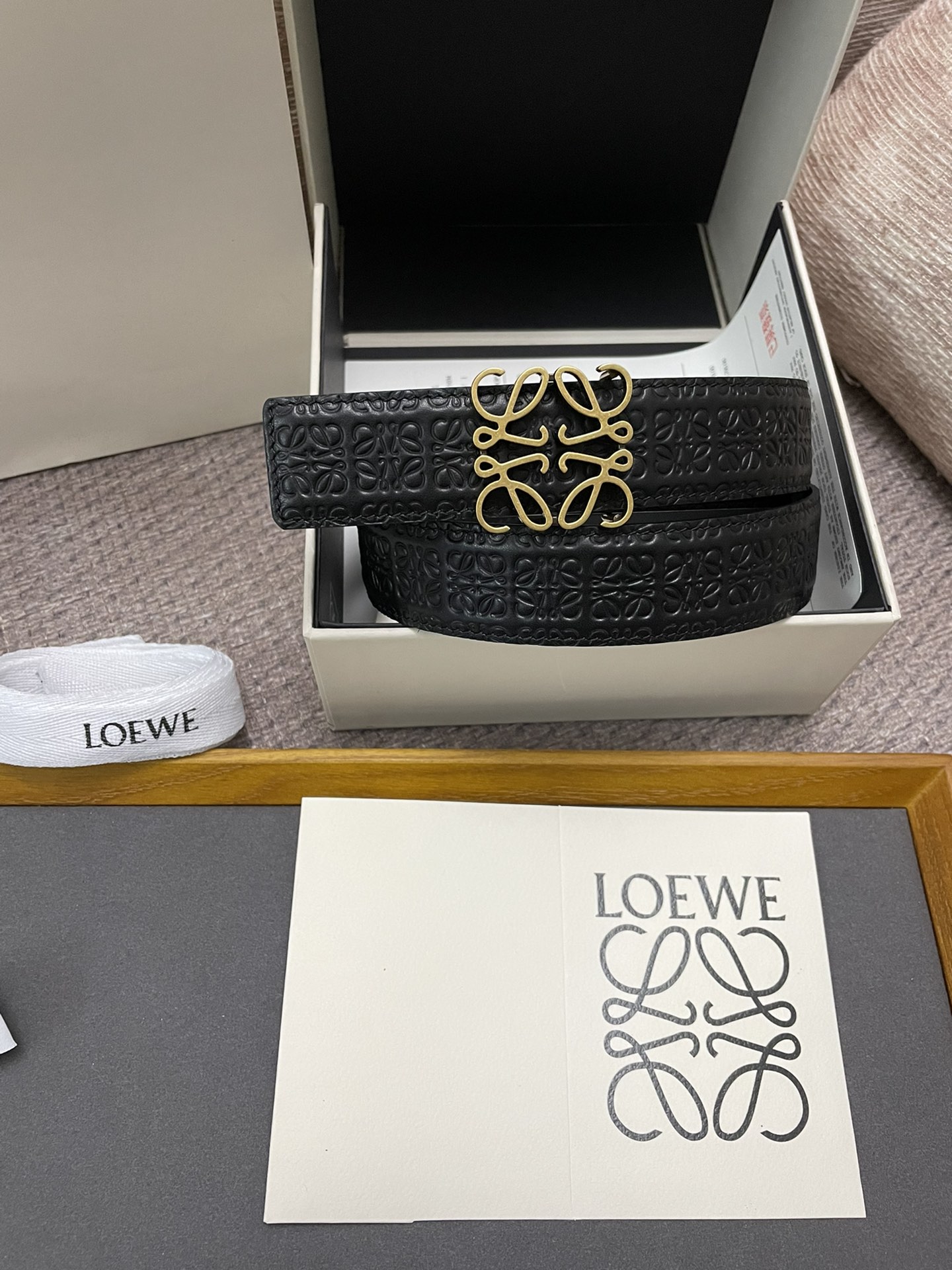 Loewe Female Basic Belt Cow Leather M-l