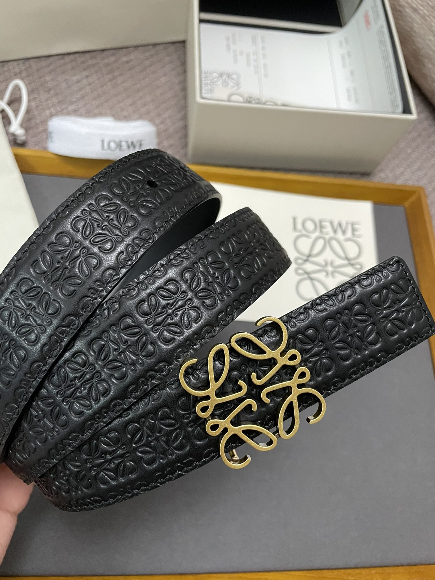 Loewe Female Basic Belt Cow Leather M-l