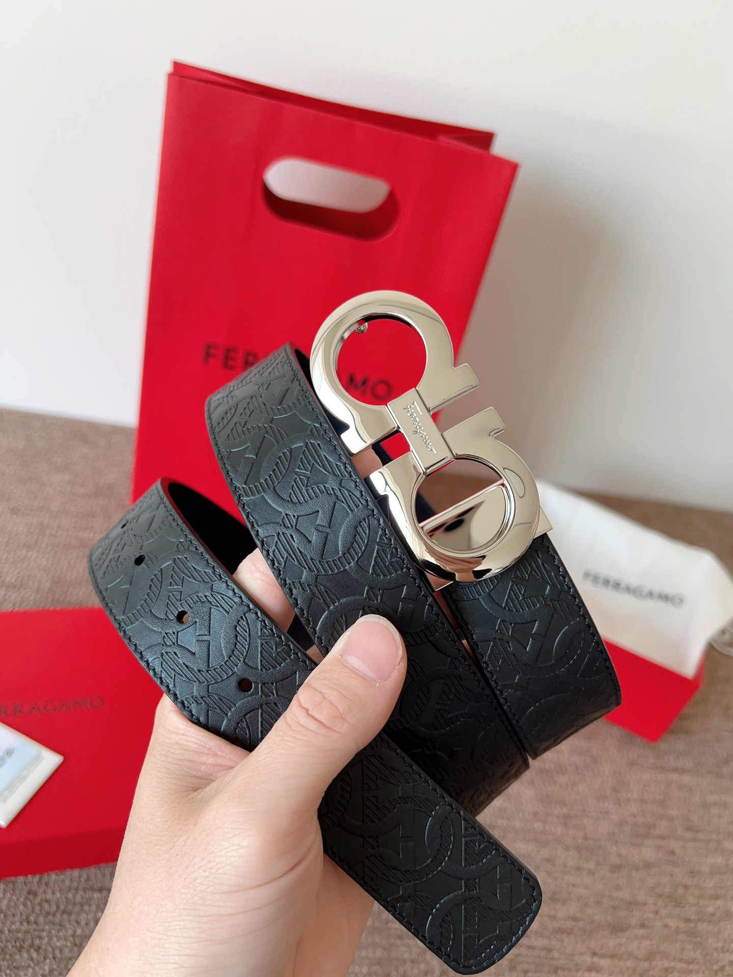 Salvatore Ferragamo Leather Belt