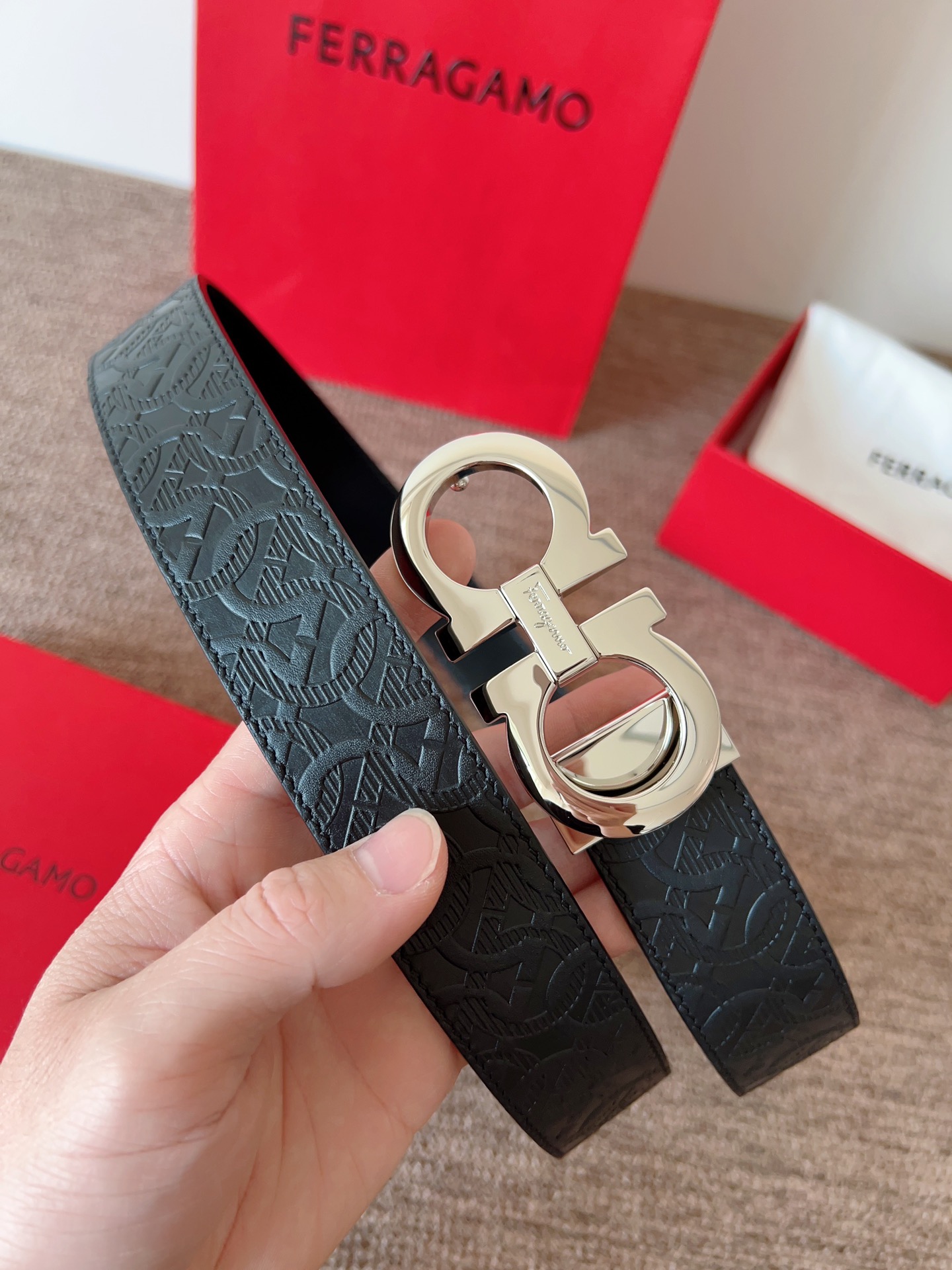 Salvatore Ferragamo Leather Belt