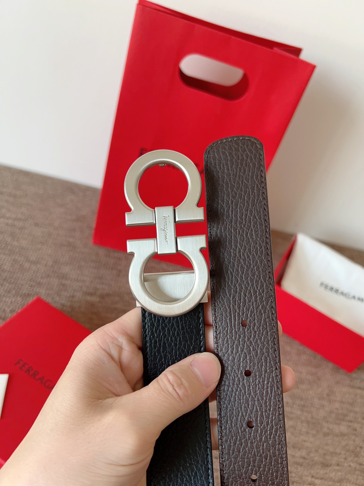 Salvatore Ferragamo Leather Belt