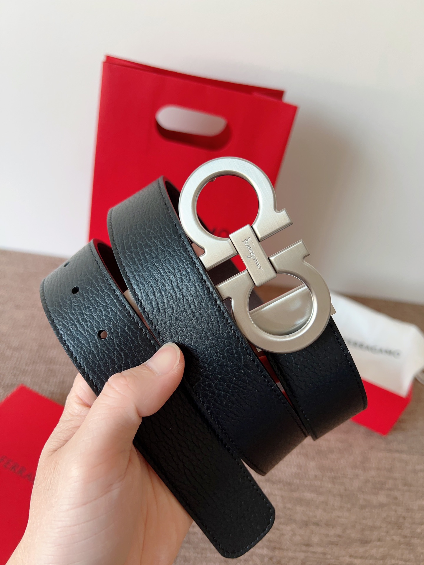 Salvatore Ferragamo Leather Belt
