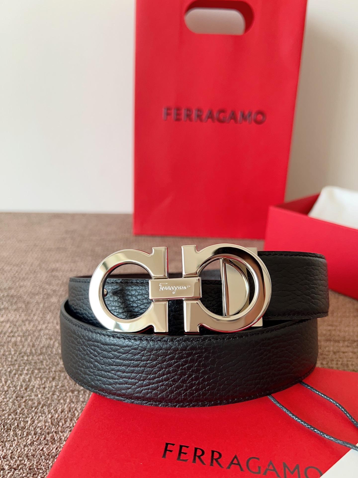 Salvatore Ferragamo Leather Belt