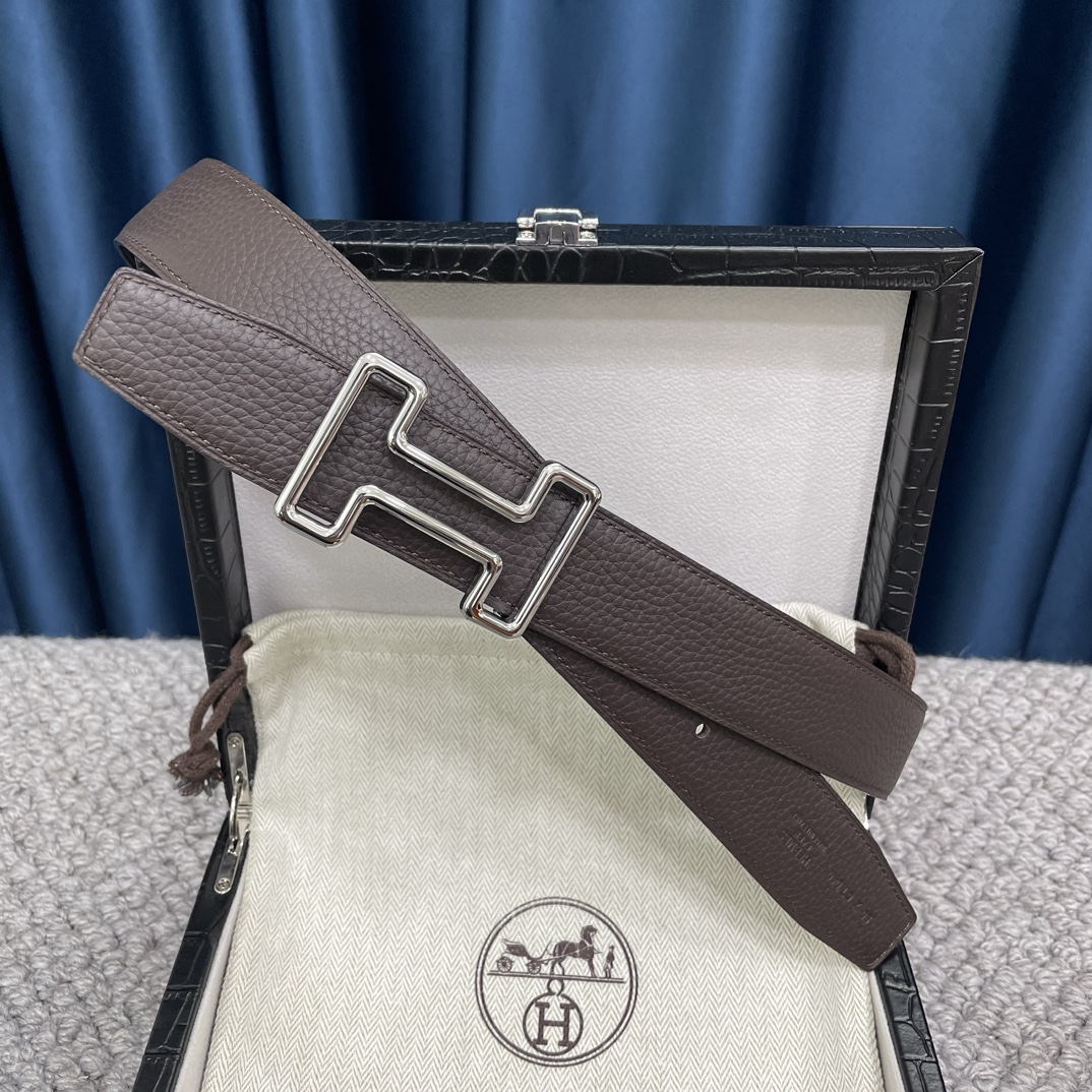 Hermès Male Leather Belt S-m