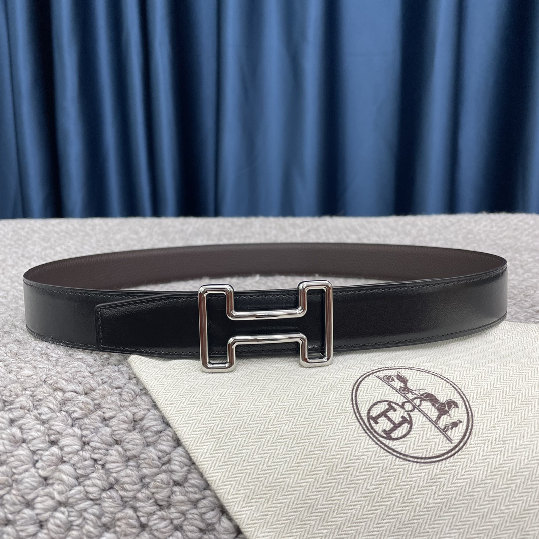 Hermès Male Leather Belt S-m