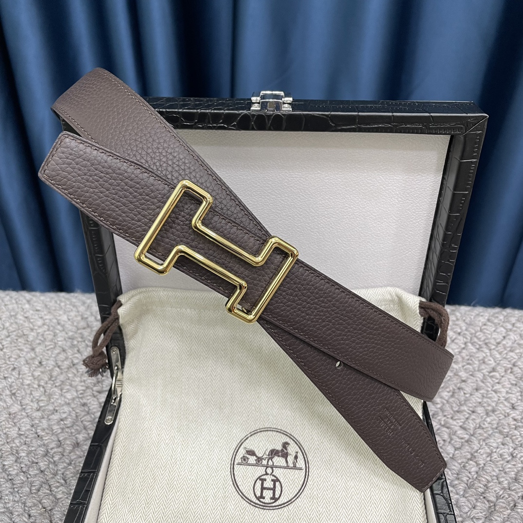 Hermès Male Leather Belt S-m