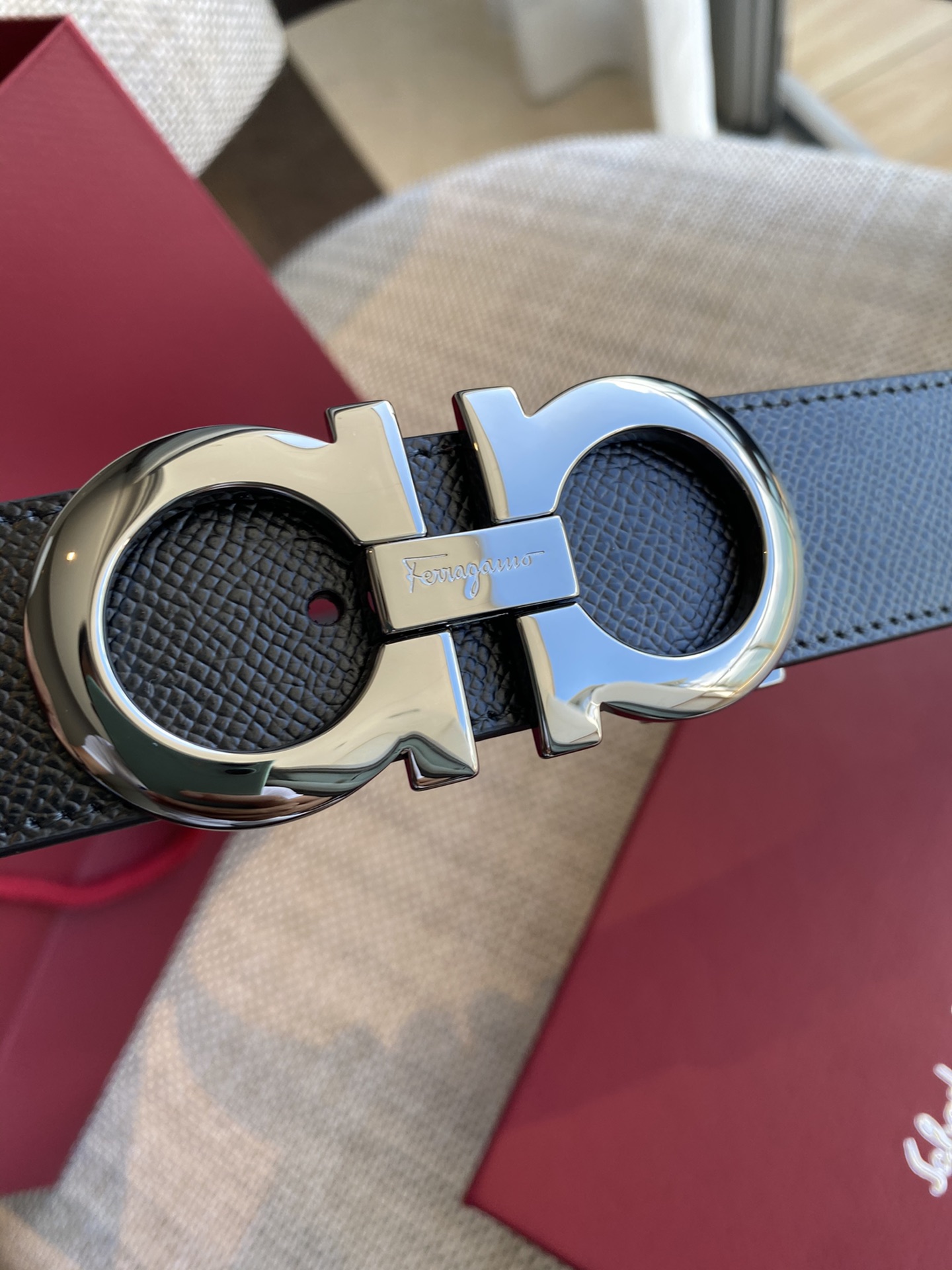 Salvatore Ferragamo Basic Belt Cow Leather M